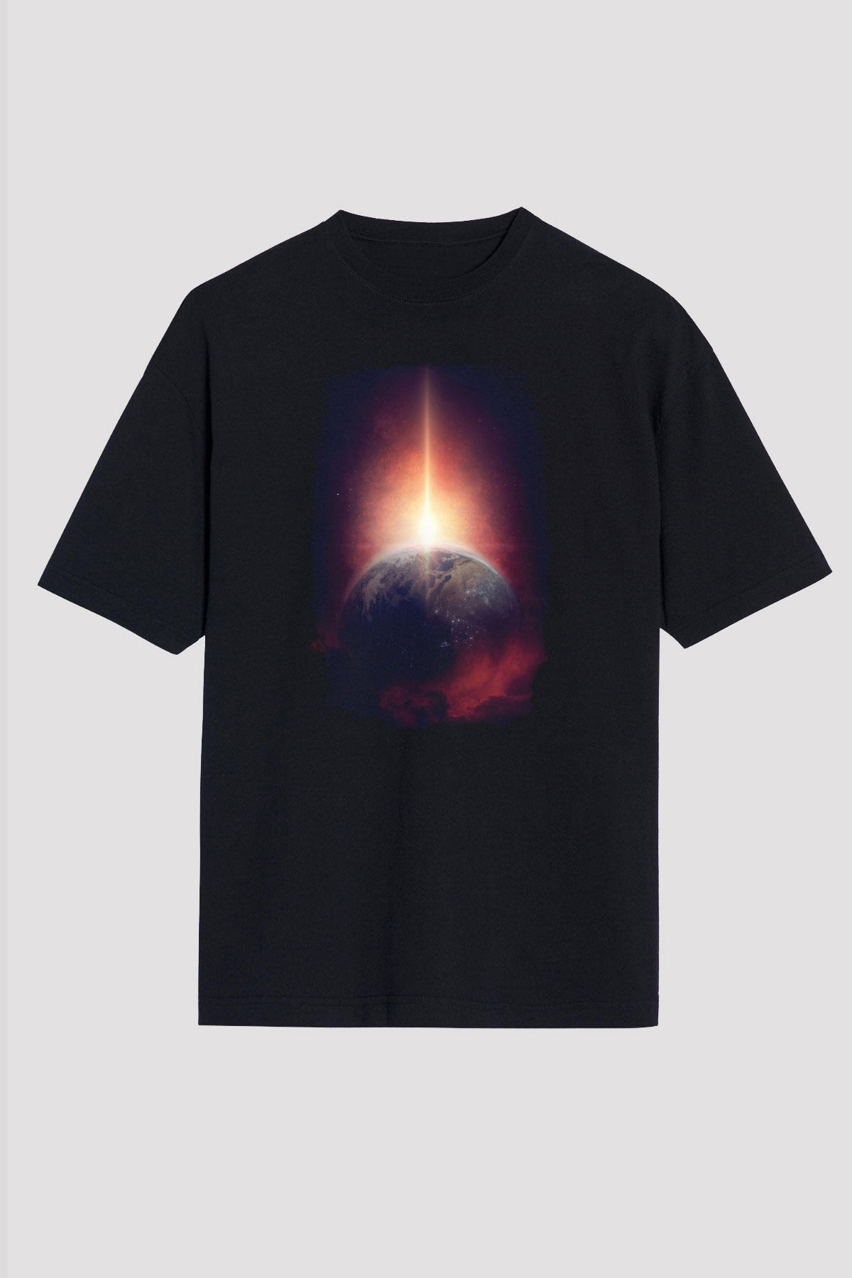 Merkür Siyah Unisex Tişört T-Shirt - TişörtFabrikası