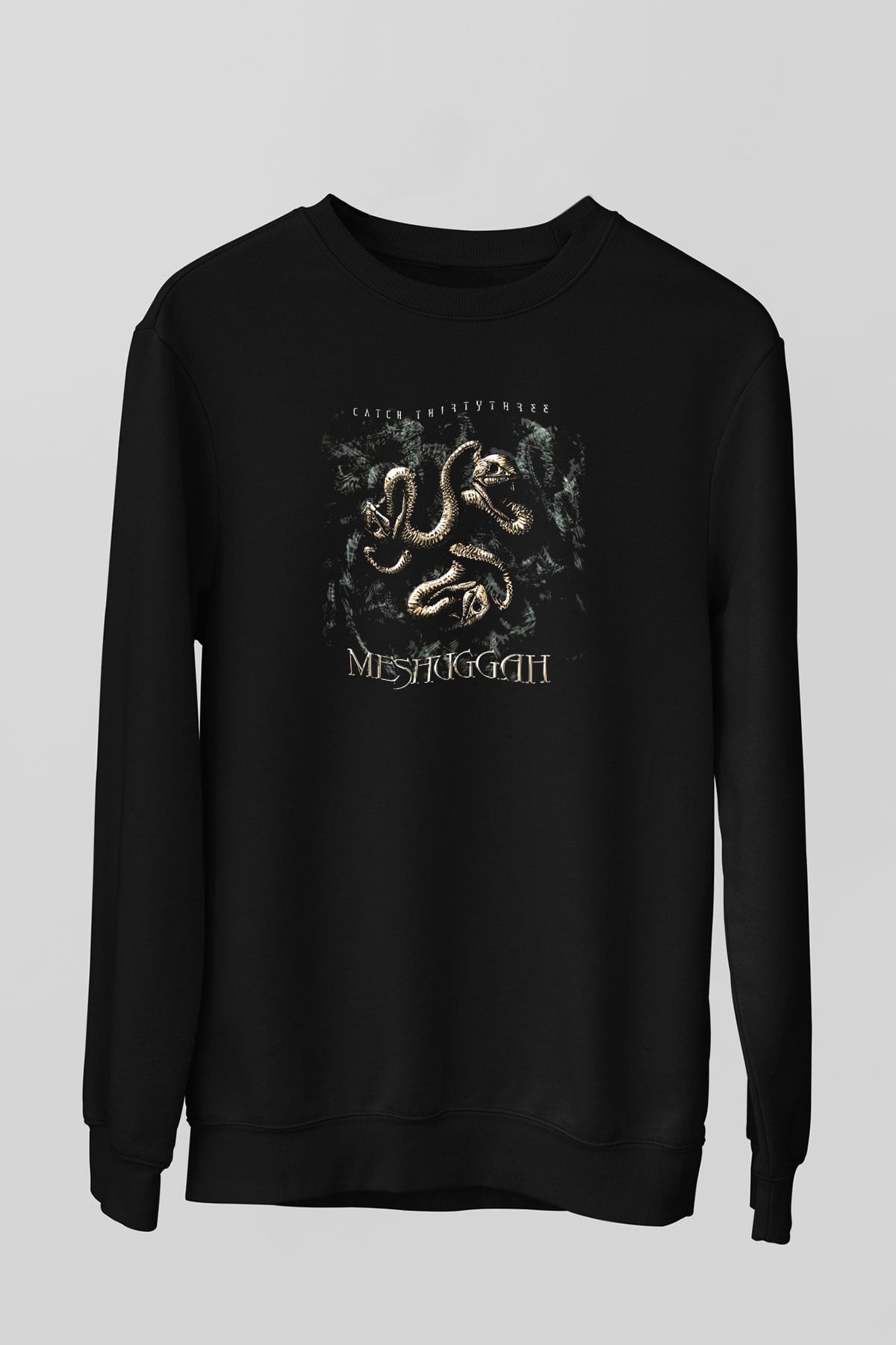 Meshuggah Siyah Unisex Sweatshirt