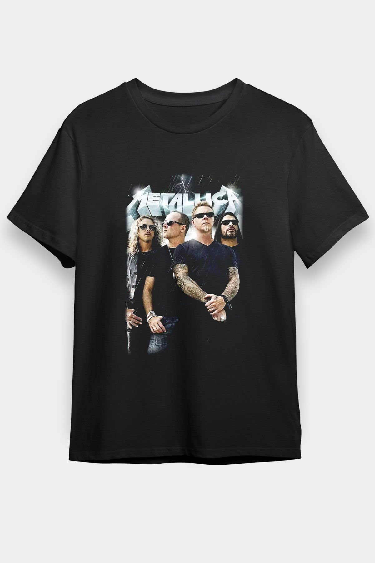 Metallica Group Siyah Unisex Tişört T-Shirt - TişörtFabrikası