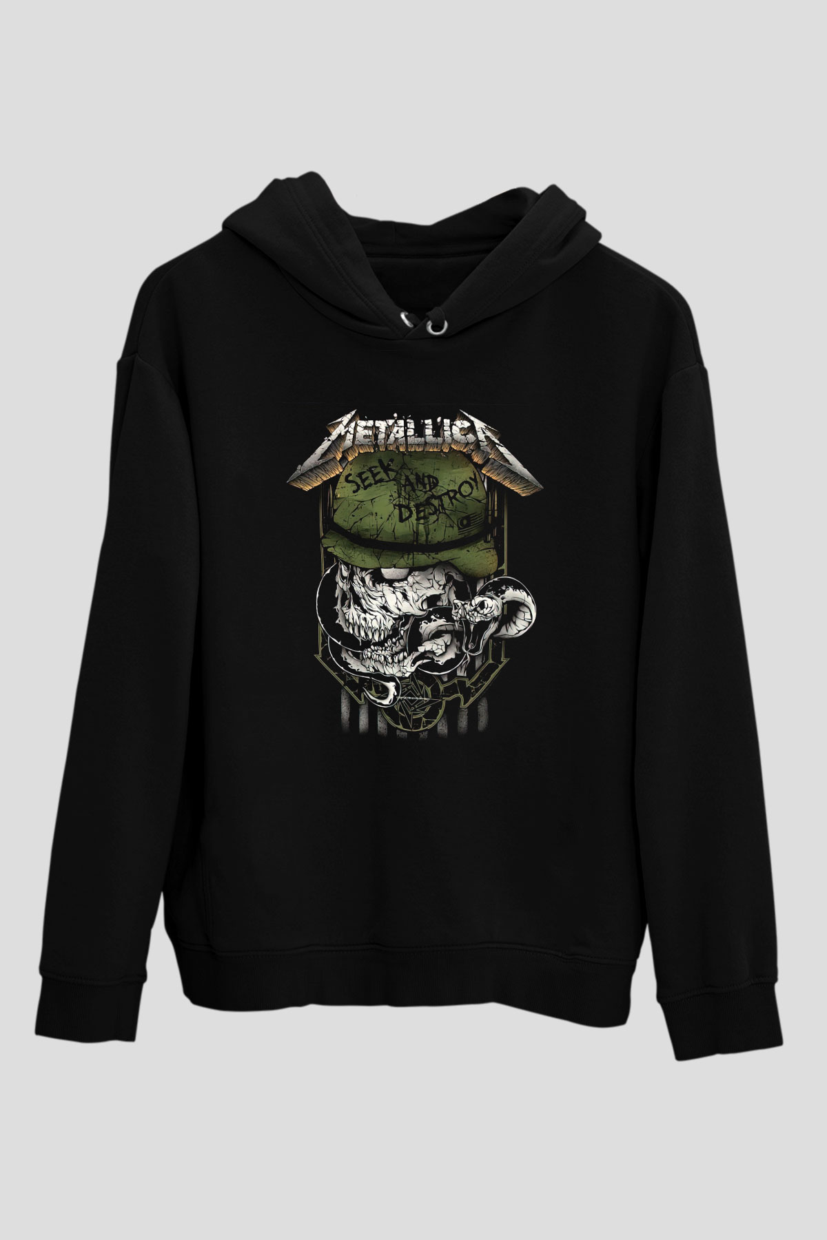 Metallica Siyah Unisex Hoodie