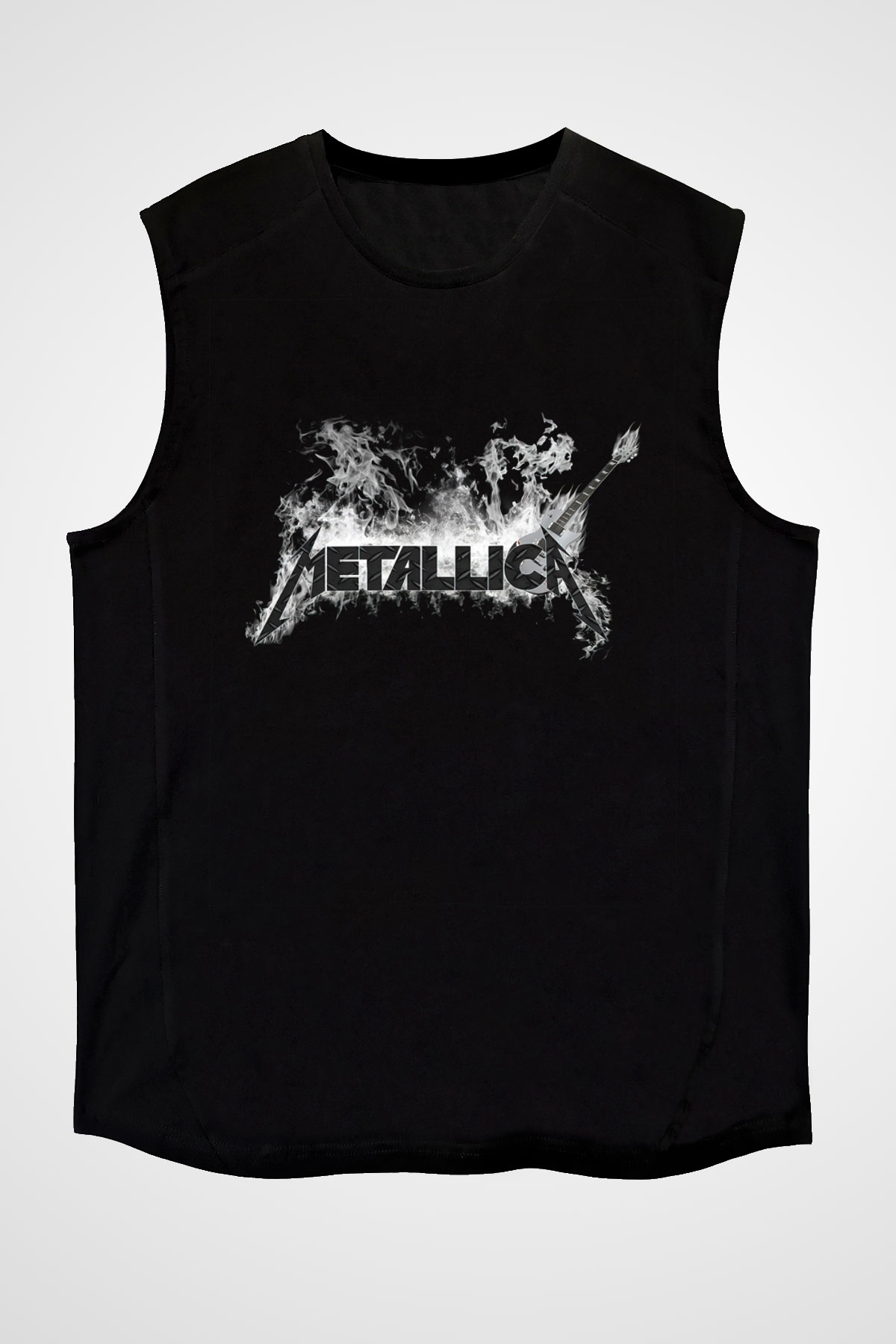 Metallica Siyah Unisex Kolsuz Tişört