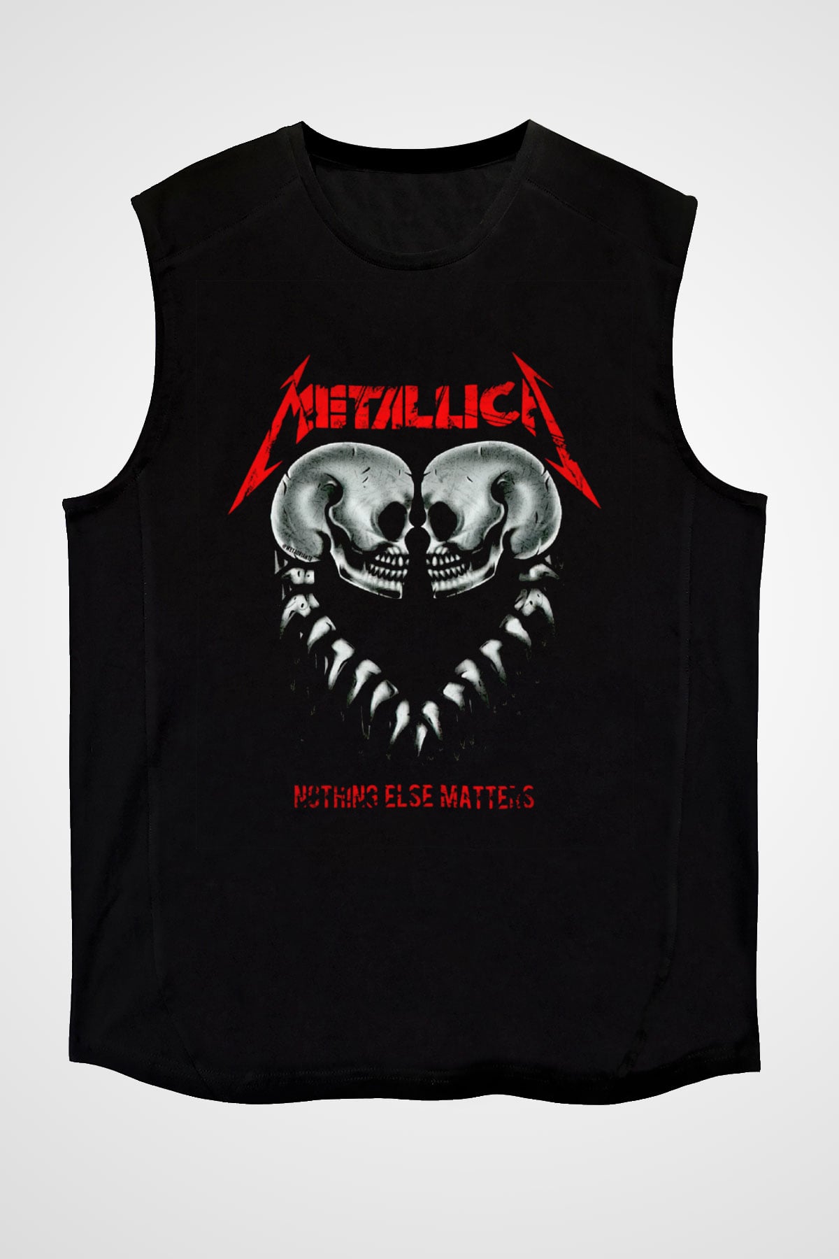 Metallica Siyah Unisex Kolsuz Tişört