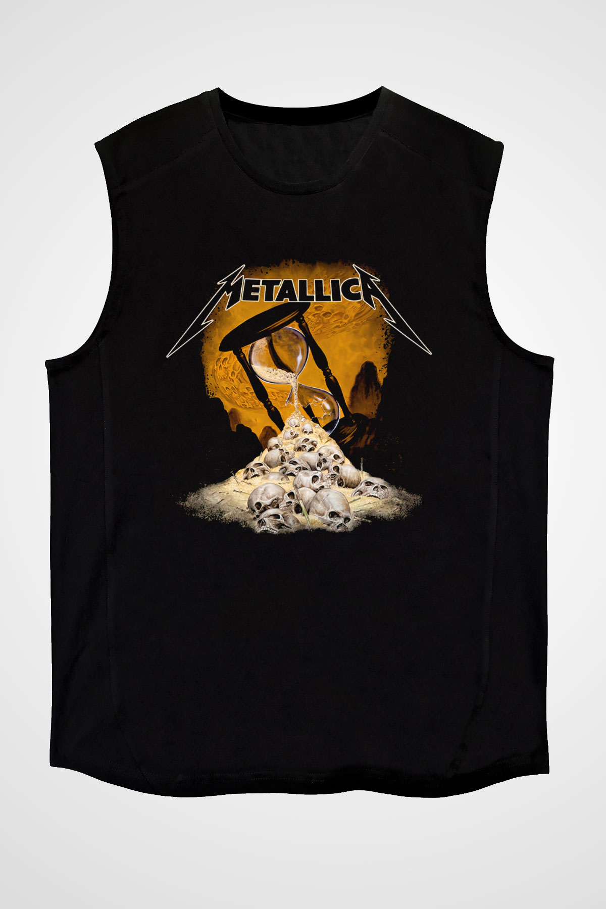 Metallica Siyah Unisex Kolsuz Tişört