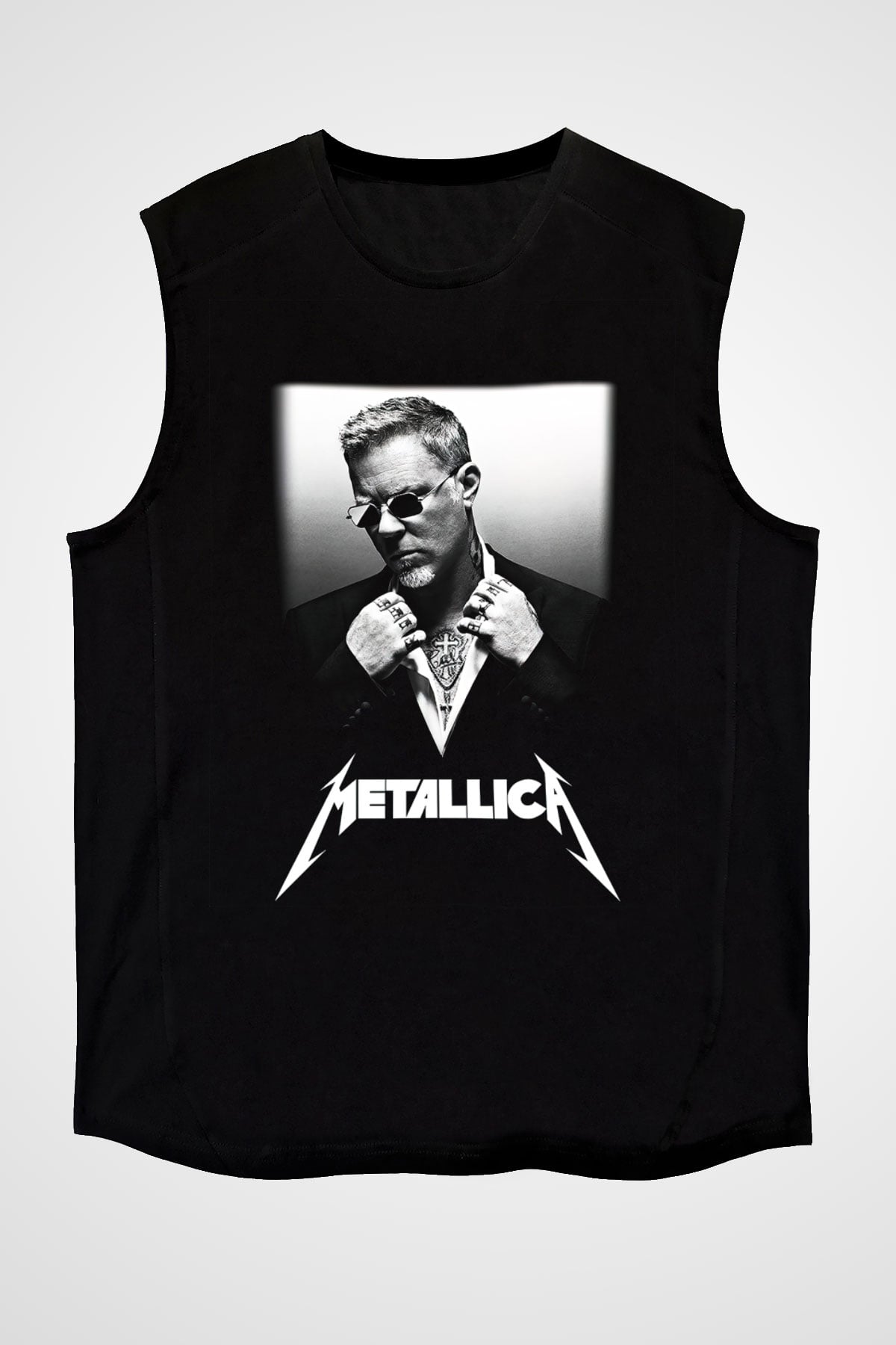 Metallica Siyah Unisex Kolsuz Tişört