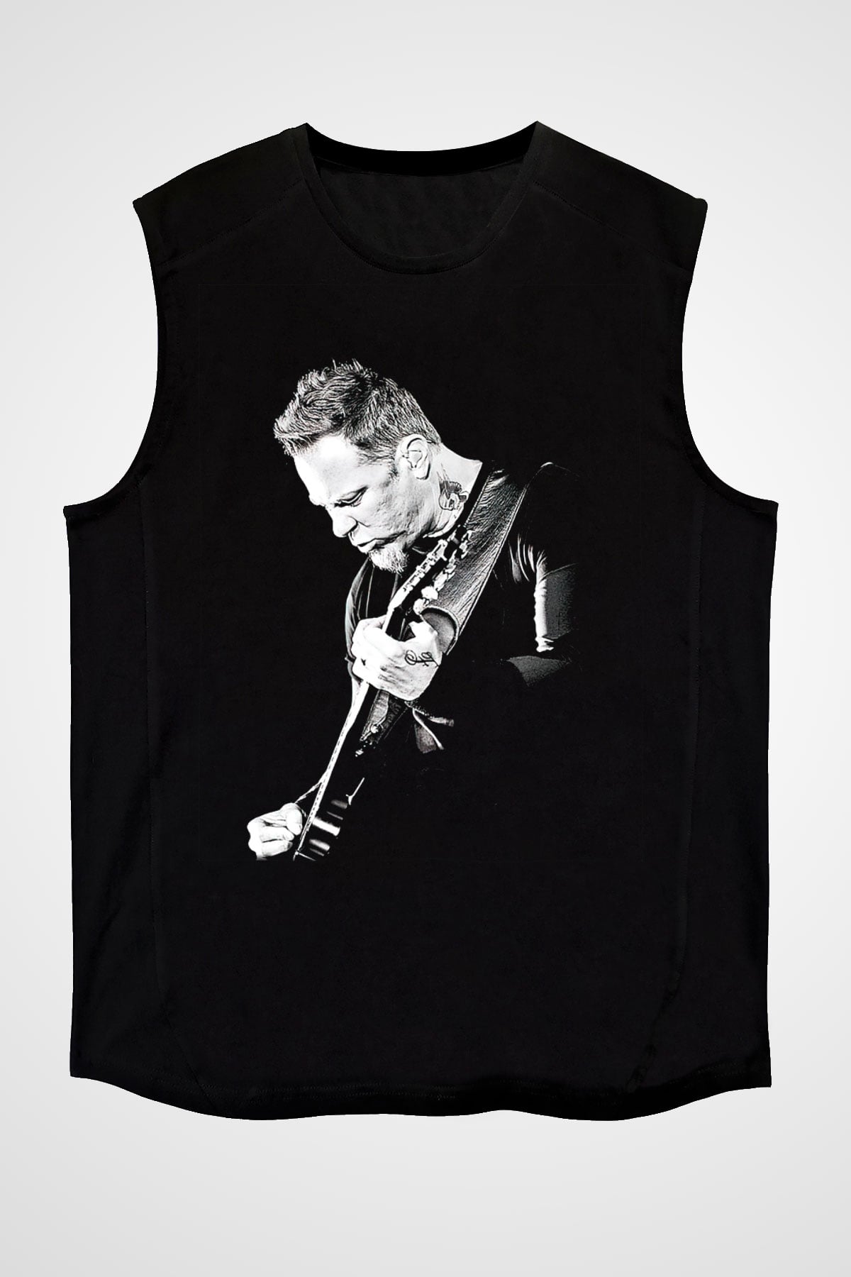 Metallica Siyah Unisex Kolsuz Tişört
