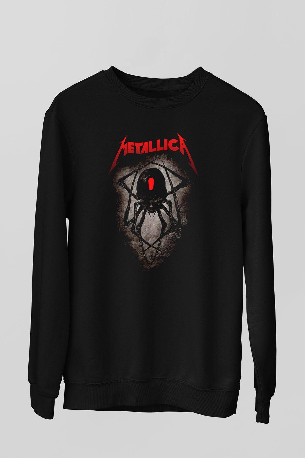 Metallica Siyah Unisex Sweatshirt