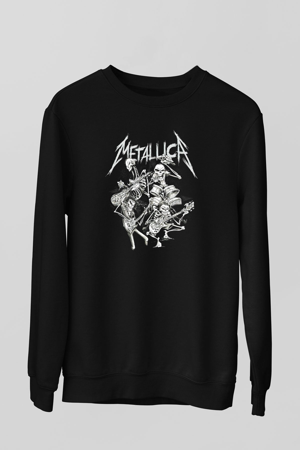 Metallica Siyah Unisex Sweatshirt