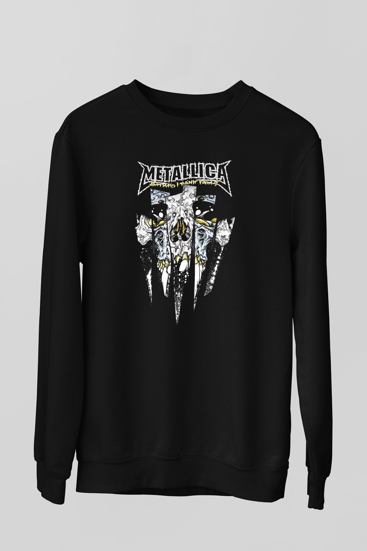 Metallica Siyah Unisex Sweatshirt