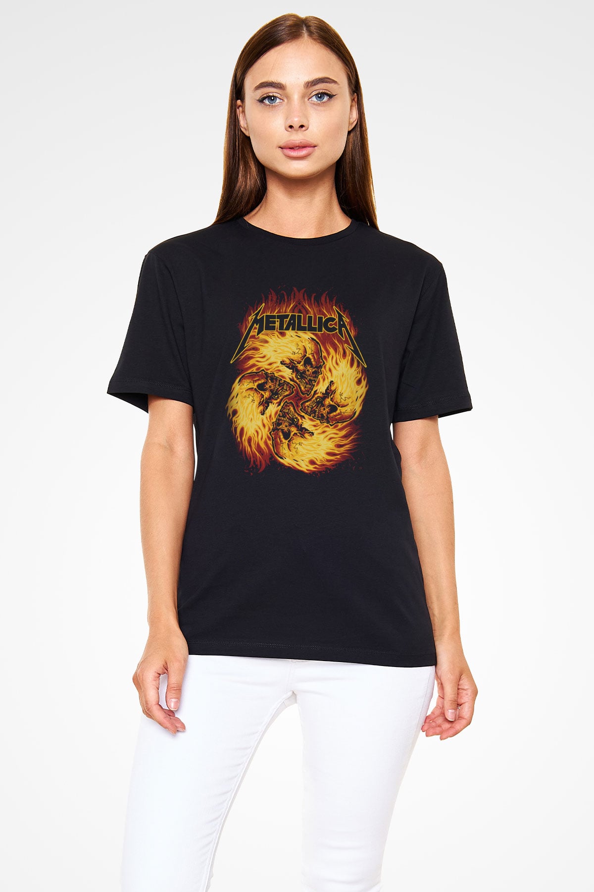 Metallica Siyah Unisex Tişört T-Shirt - TişörtFabrikası