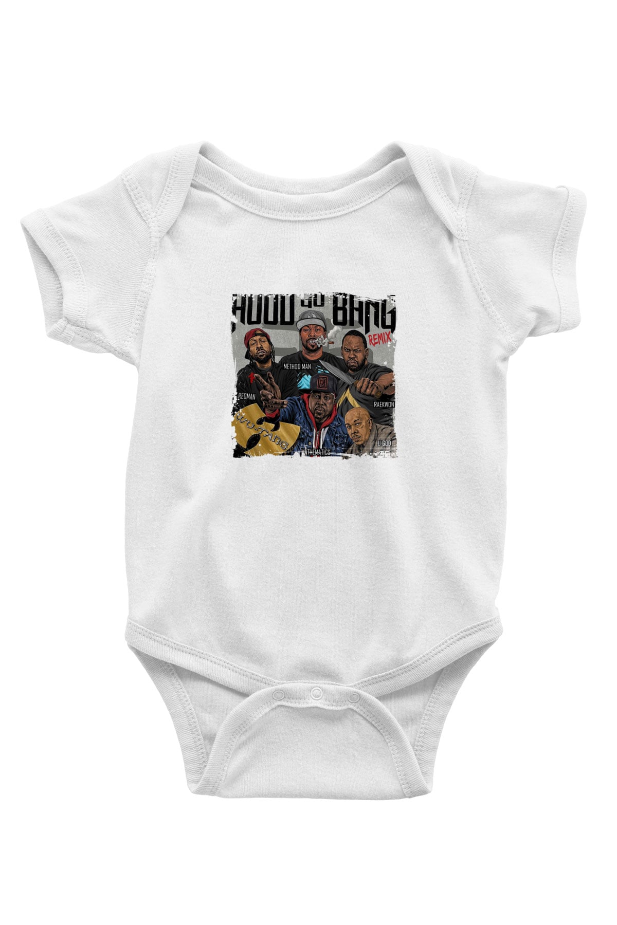 Method Man Baskılı Unisex Beyaz Bebek Body - Zıbın