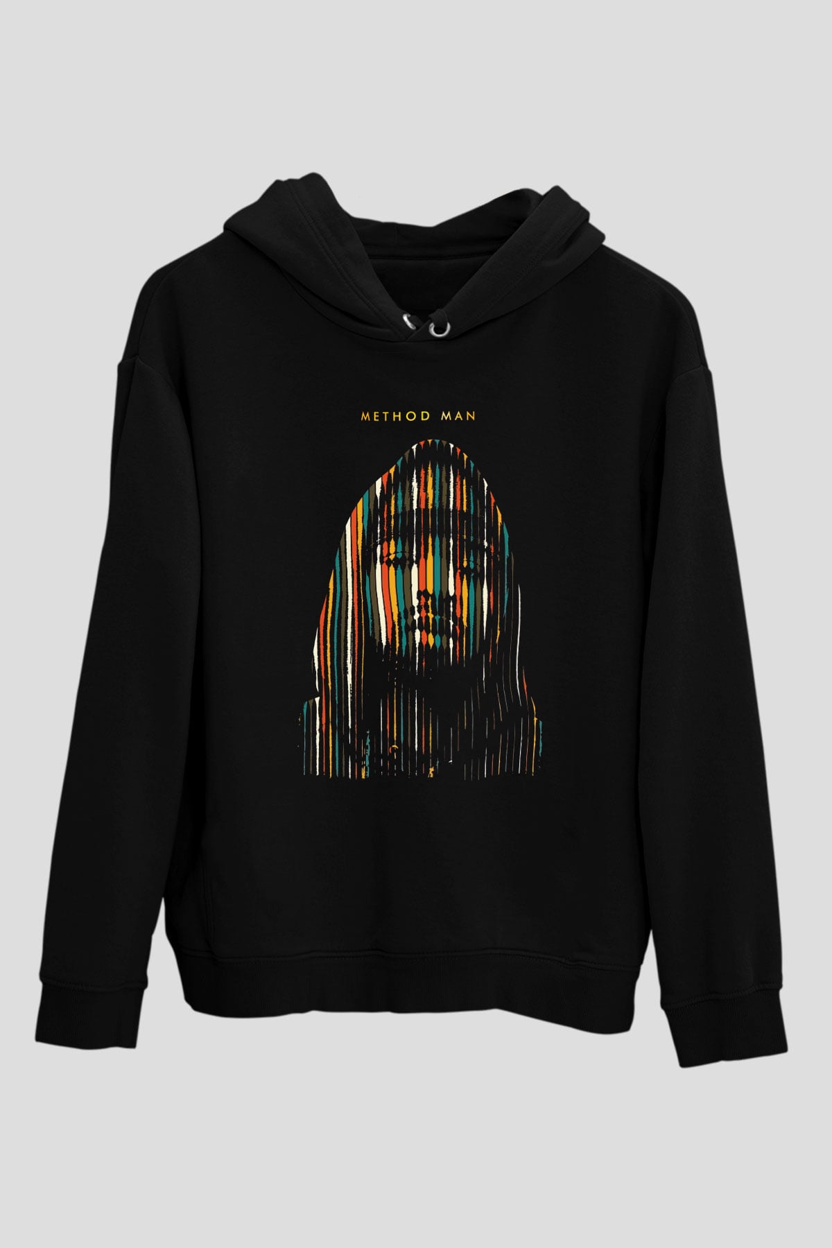 Method Man Siyah Unisex Kapüşonlu Sweatshirt
