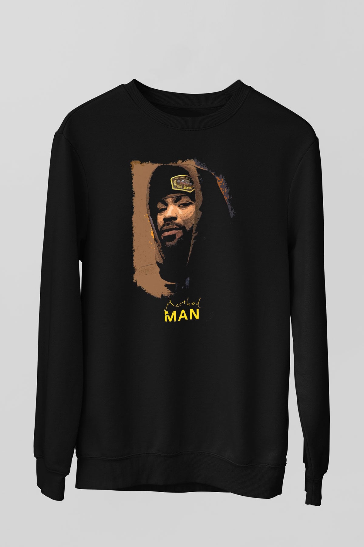 Method Man Siyah Unisex Sweatshirt