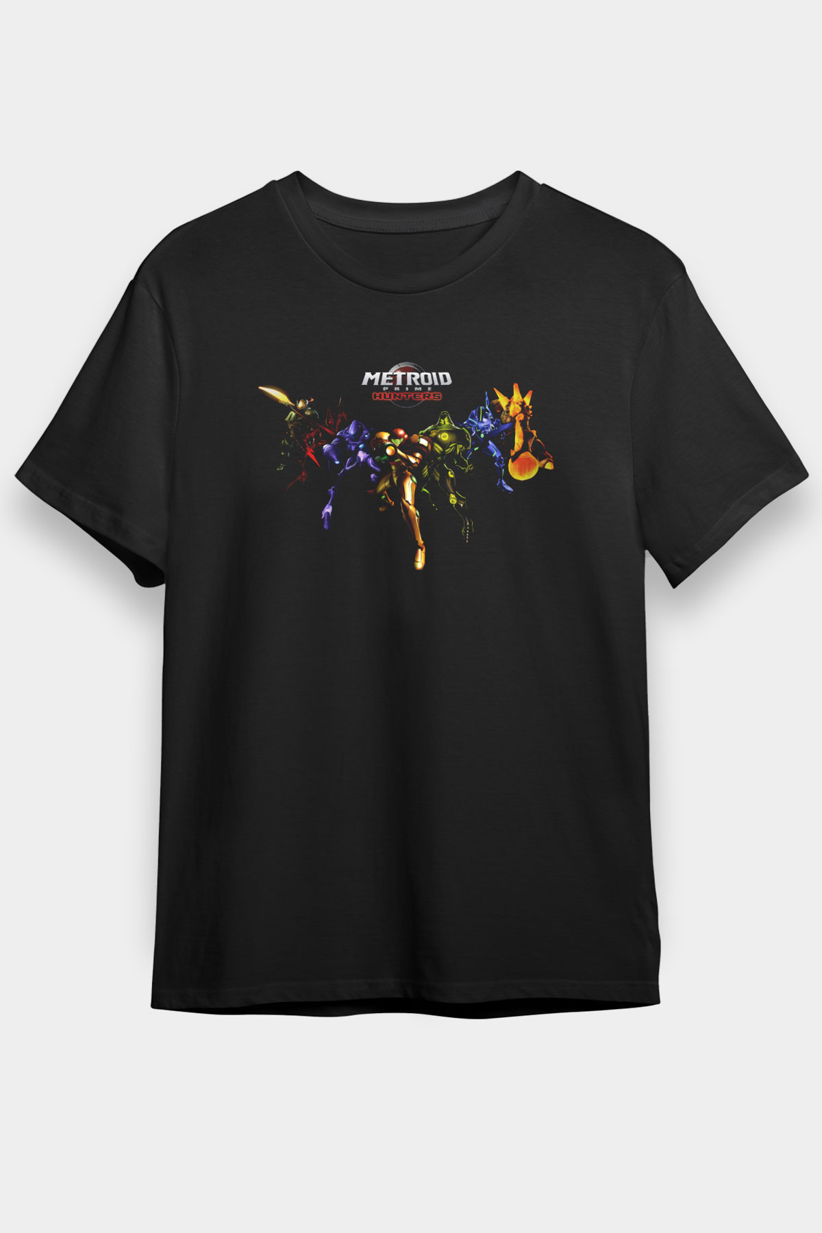 Metroid Prime Siyah Unisex Tişört T-Shirt
