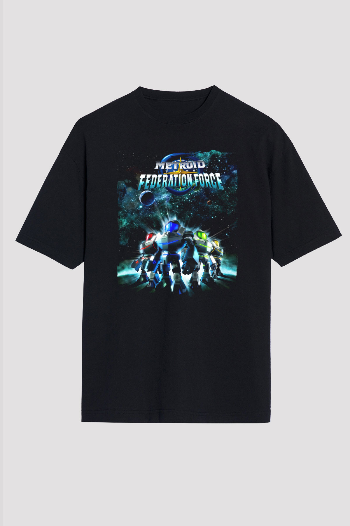 Metroid Prime Siyah Unisex Tişört T-Shirt