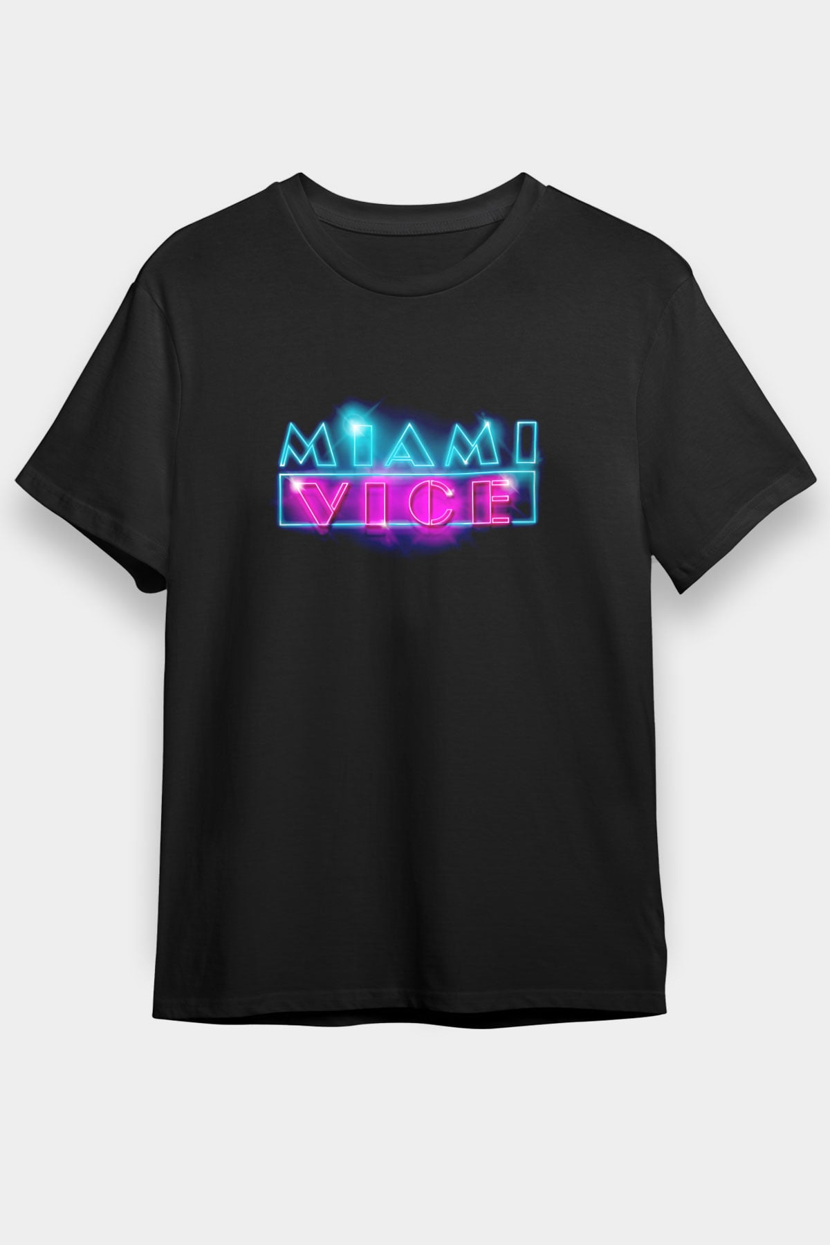 Miami Vice Siyah Unisex Tişört
