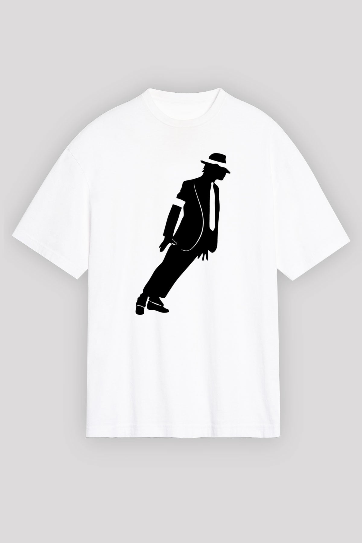 Michael Jackson Beyaz Unisex Oversize Tişört T-Shirt