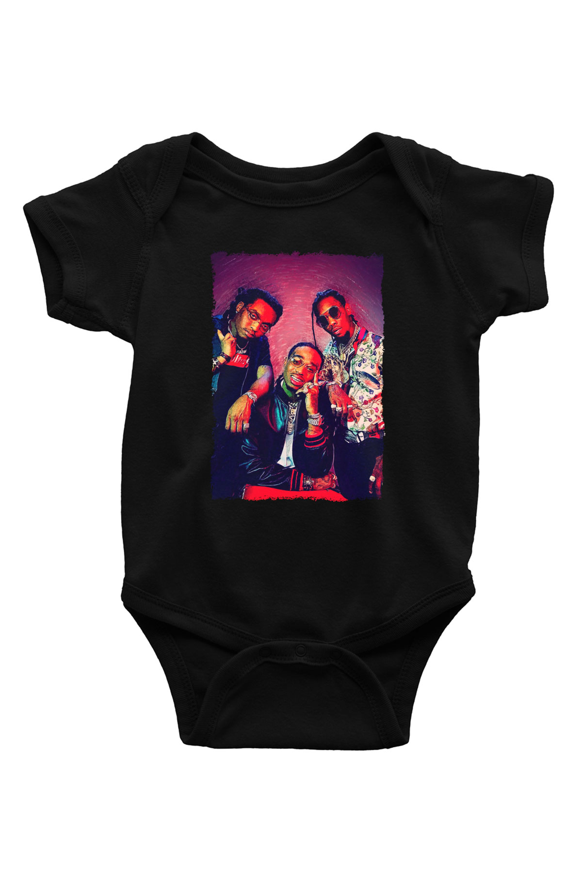 Migos Siyah Bebek Body - Zıbın