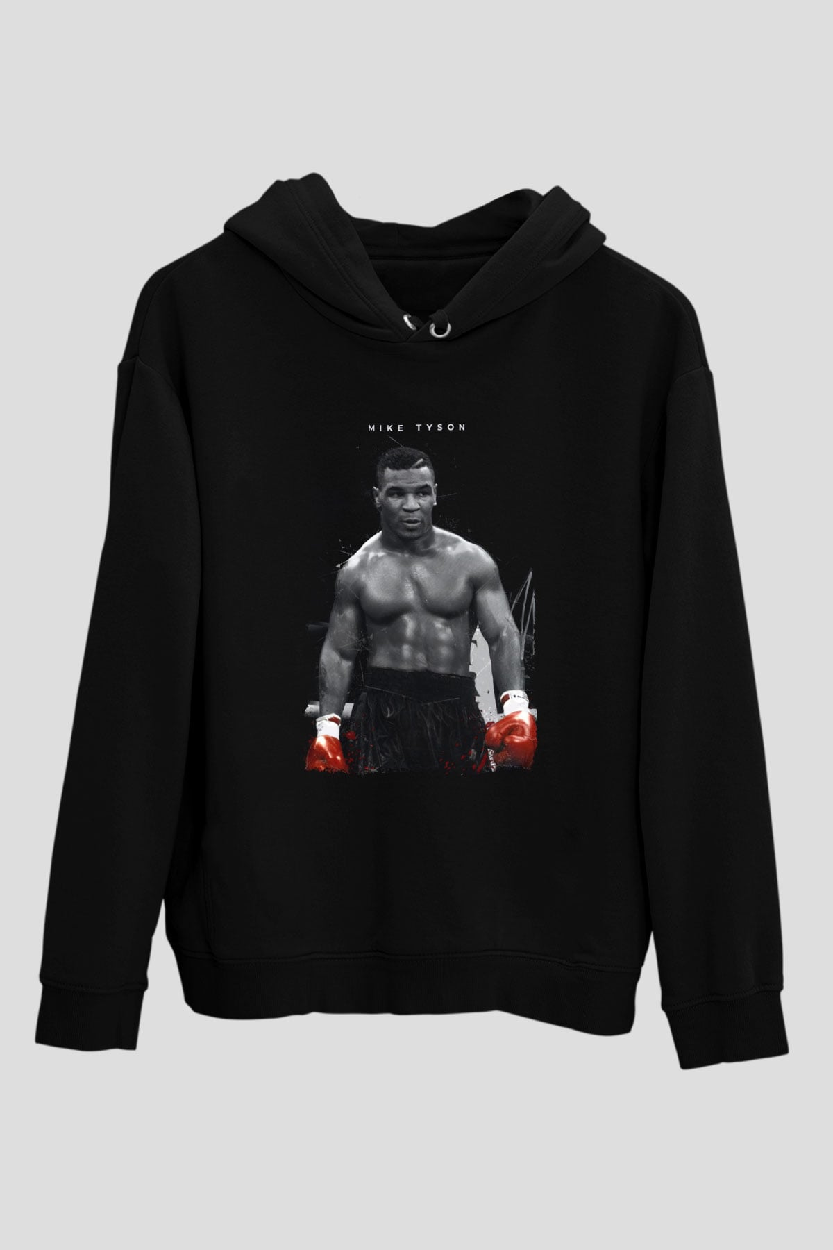 Mike Tyson Siyah Unisex Hoodie
