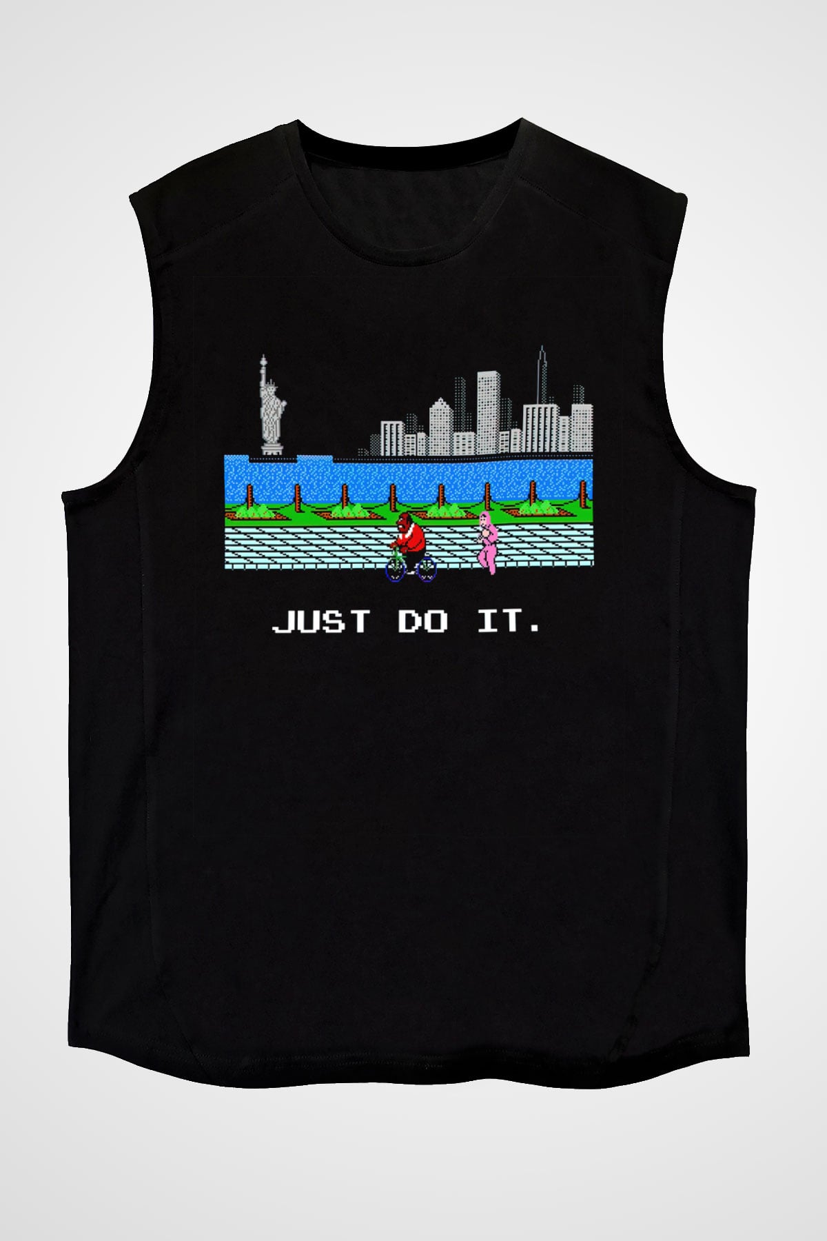 Mike Tyson's Punch-Out! Siyah Unisex  Kolsuz Tişört