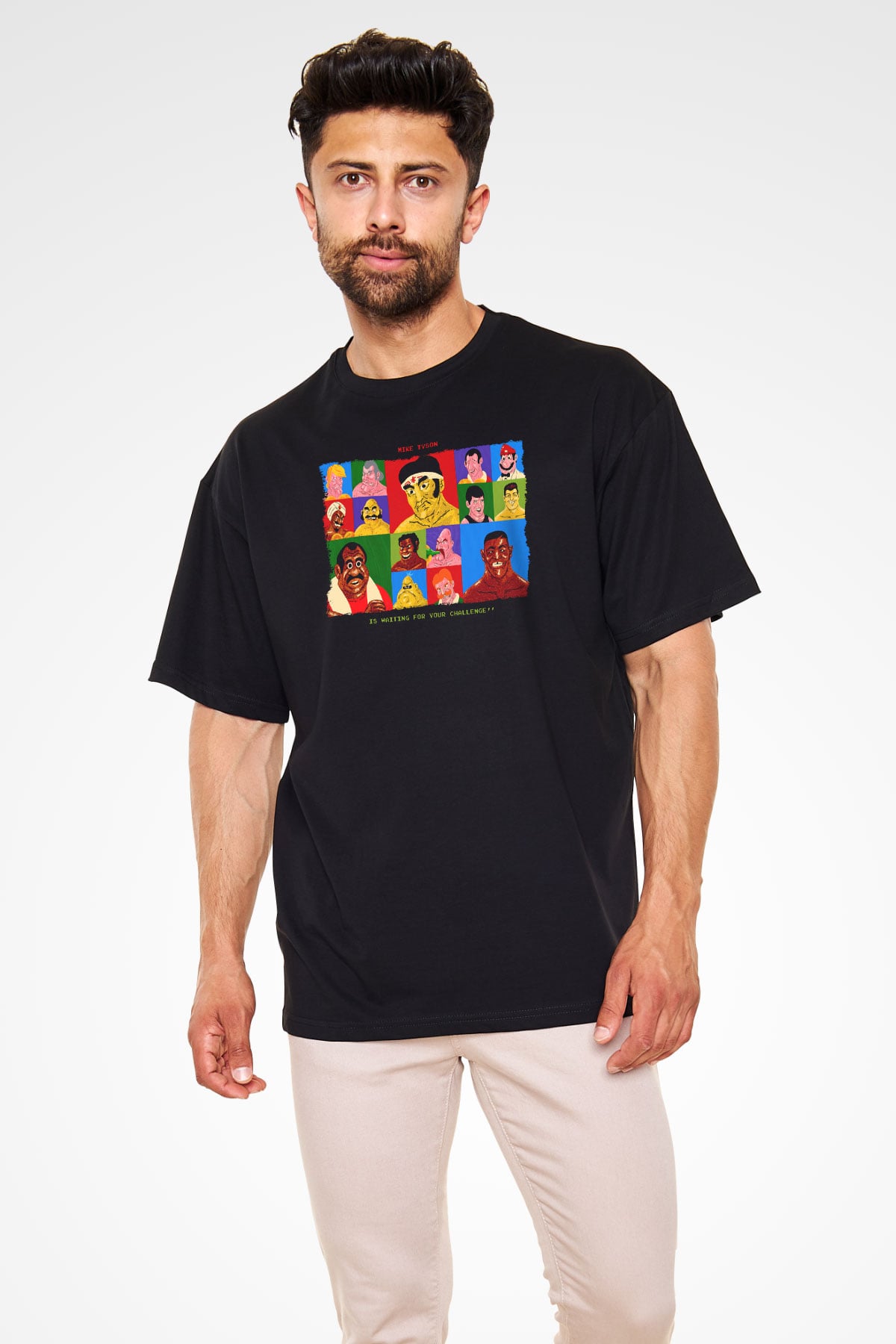 Mike Tyson's Punch-Out! Siyah Unisex Tişört