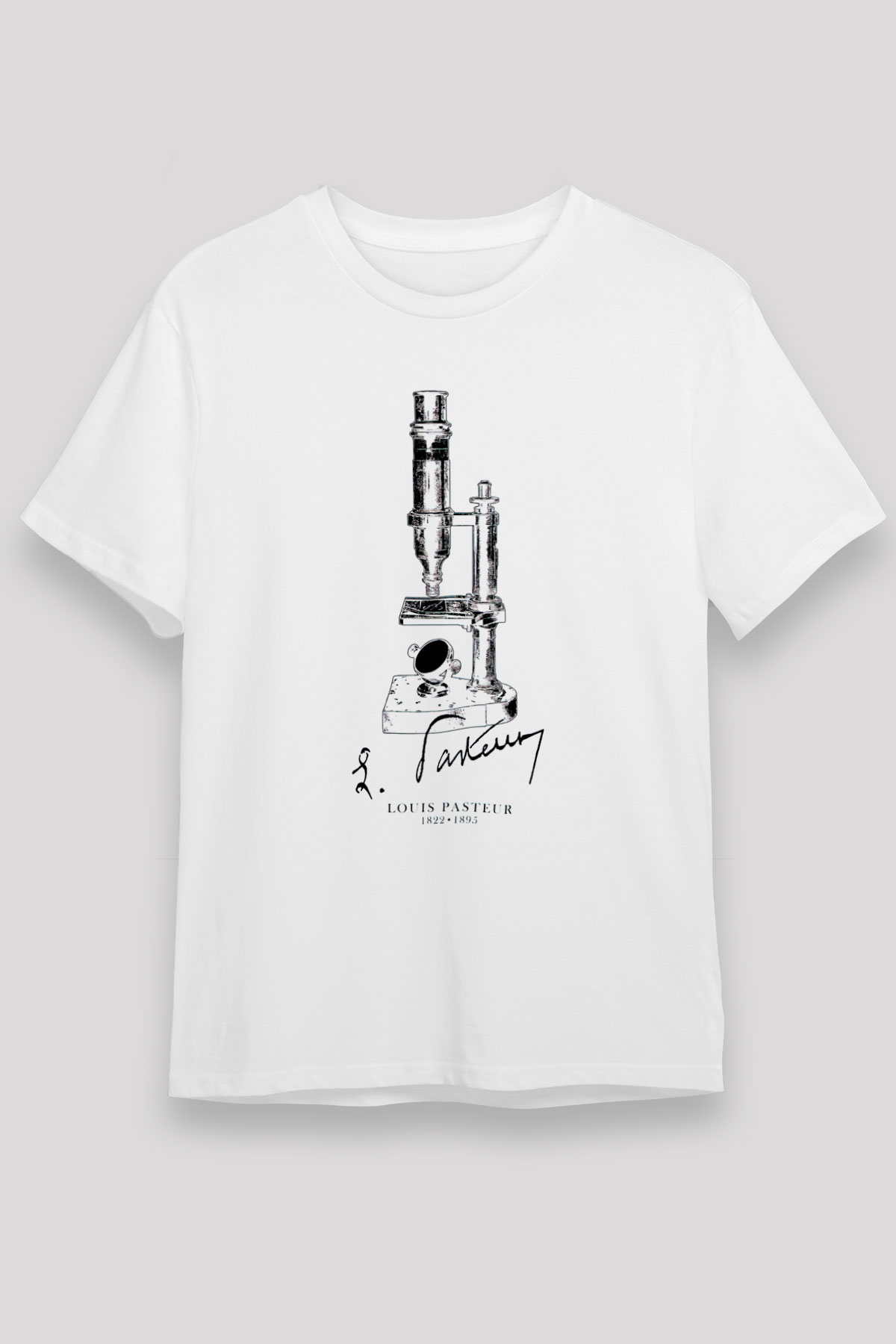 Mikrobiyolog Beyaz Unisex Tişört T-Shirt - TişörtFabrikası
