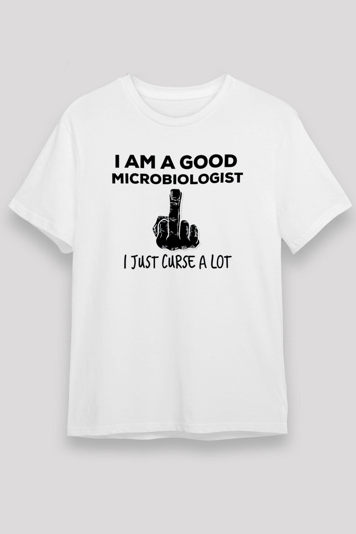 Mikrobiyolog Beyaz Unisex Tişört T-Shirt - TişörtFabrikası