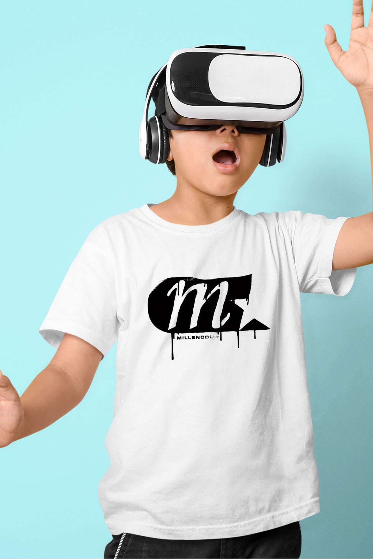 Millencolin Baskılı Beyaz Unisex Çocuk Tişört