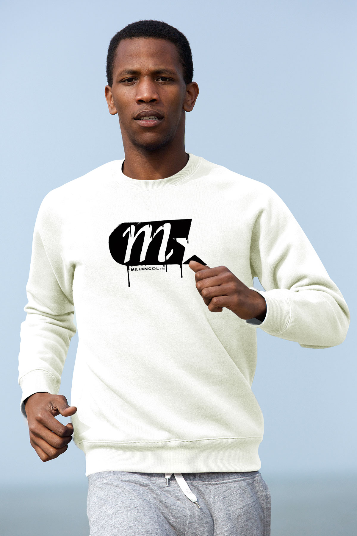 Millencolin Beyaz Unisex Sweatshirt
