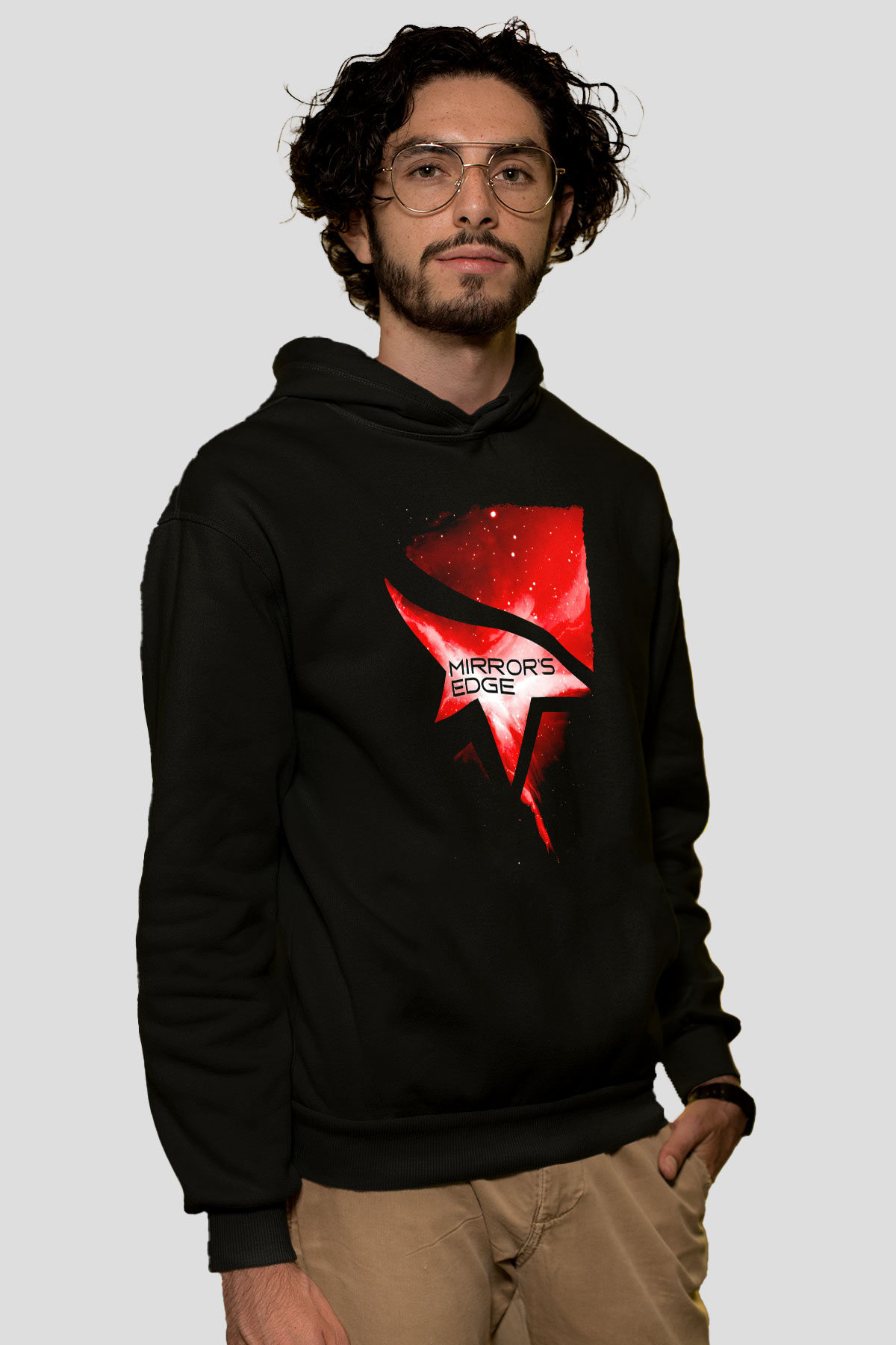 Mirror's Edge Siyah Unisex Hoodie