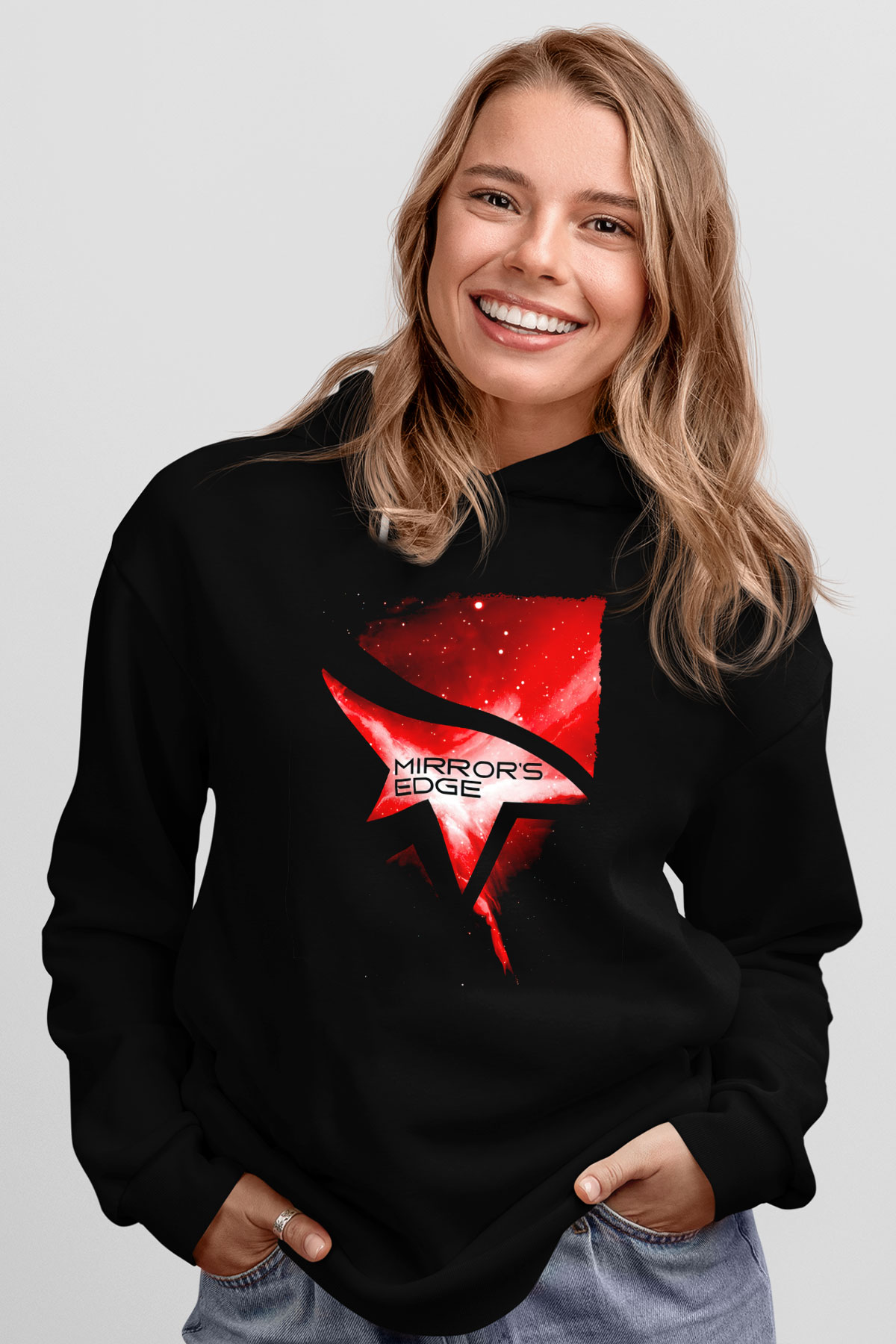 Mirror's Edge Siyah Unisex Hoodie