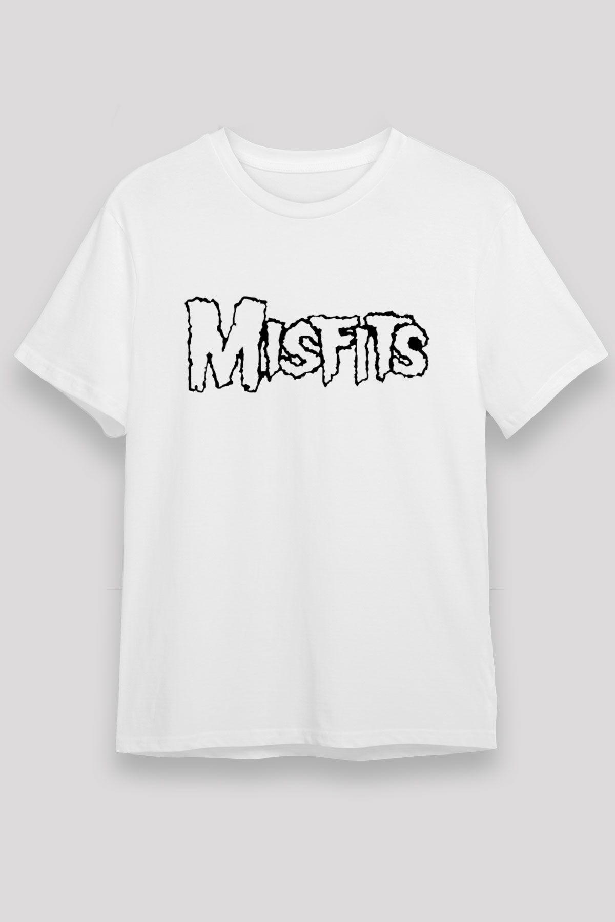 Misfits Beyaz Unisex Tişört T-Shirt - TişörtFabrikası