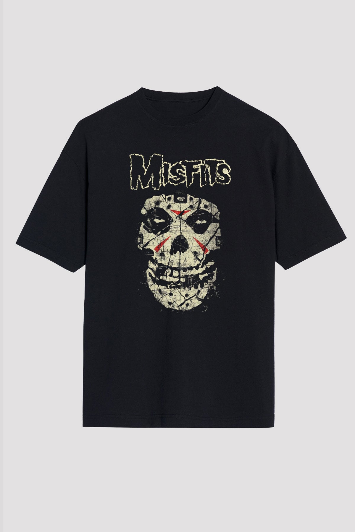Misfits Siyah Unisex Oversize Tişört T-Shirt