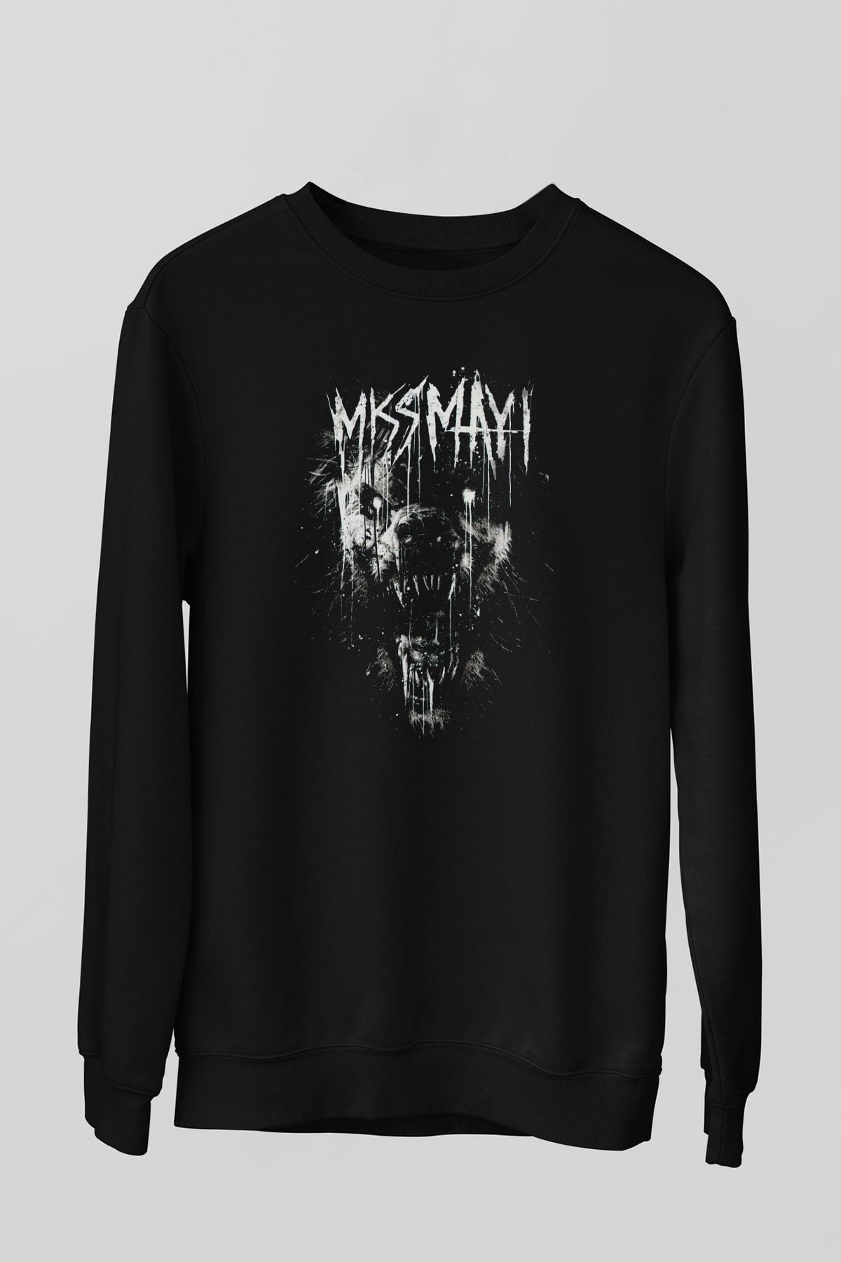 Miss May I Siyah Unisex Sweatshirt