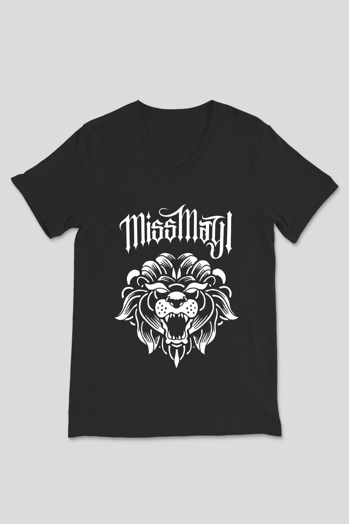 Miss May I Siyah Unisex V Yaka Tişört