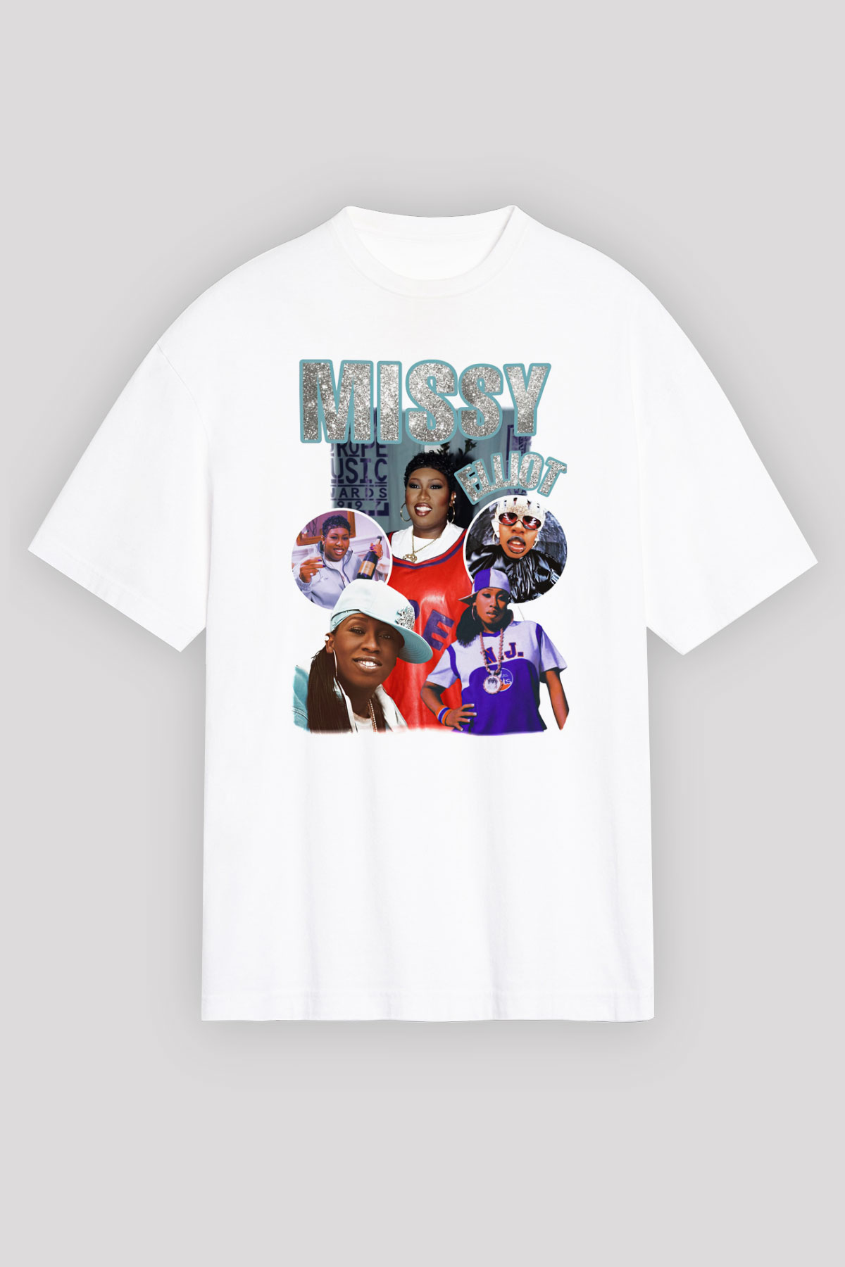 Missy Elliott Beyaz Unisex Tişört T-Shirt - TişörtFabrikası