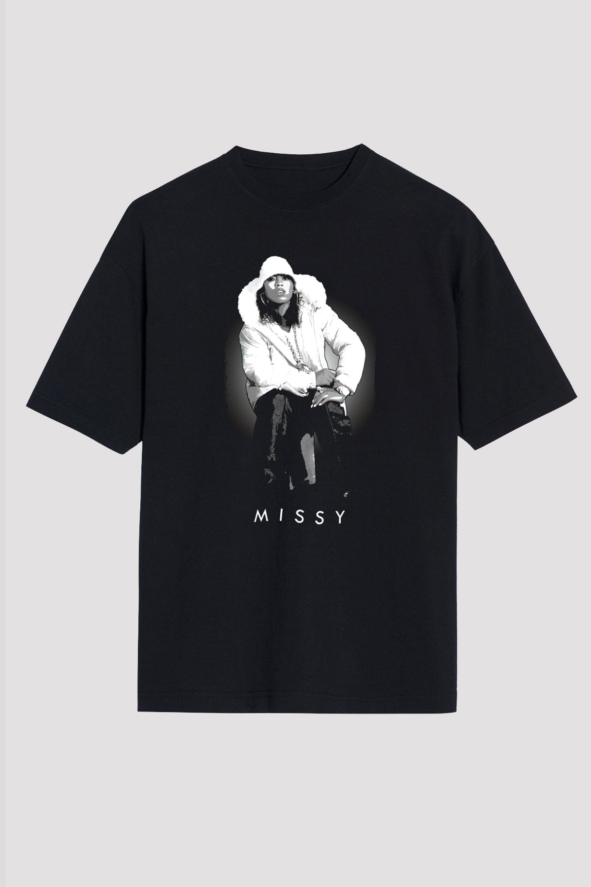 Missy Elliott Siyah Unisex Tişört T-Shirt - TişörtFabrikası