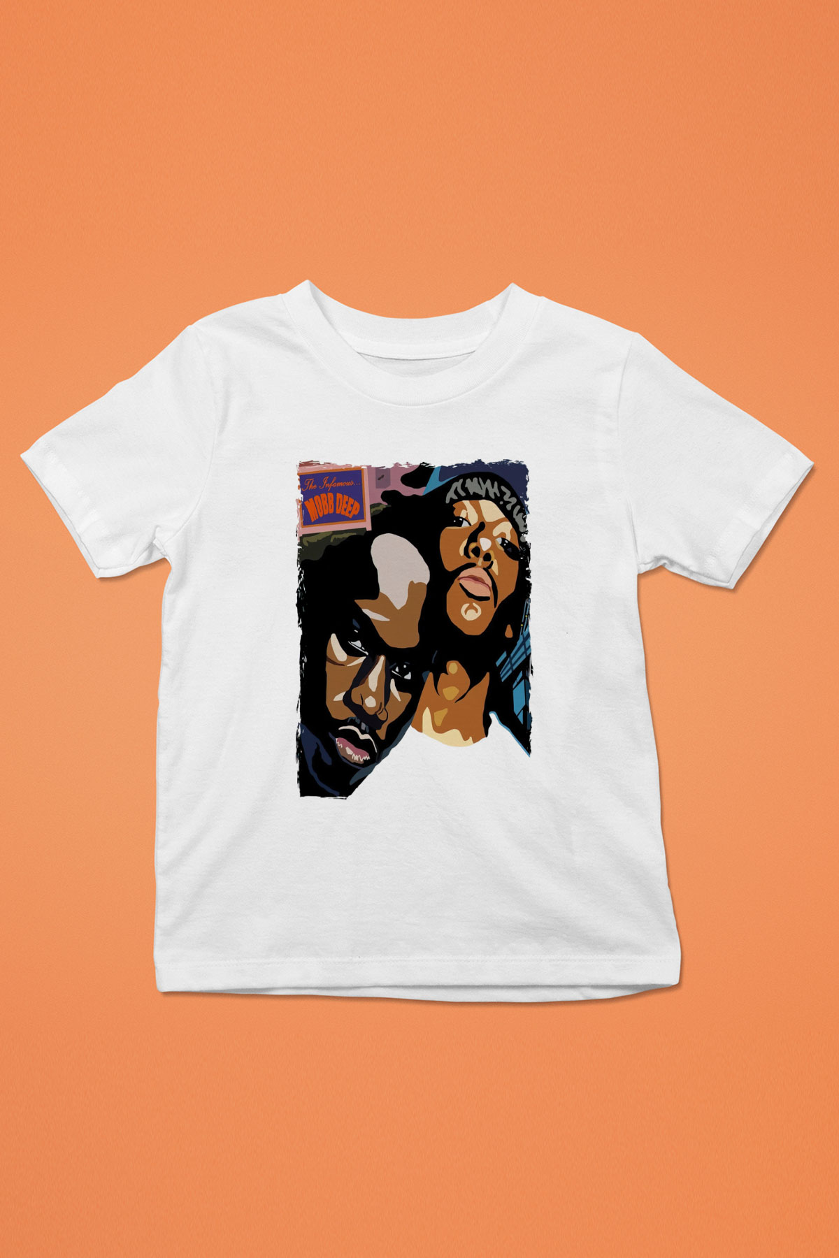 Mobb Deep Beyaz Unisex Çocuk Tişört