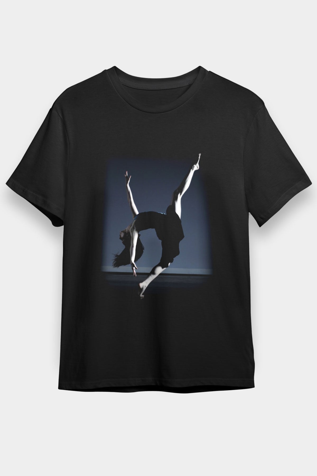 Modern Dans Siyah Unisex Tişört T-Shirt - TişörtFabrikası