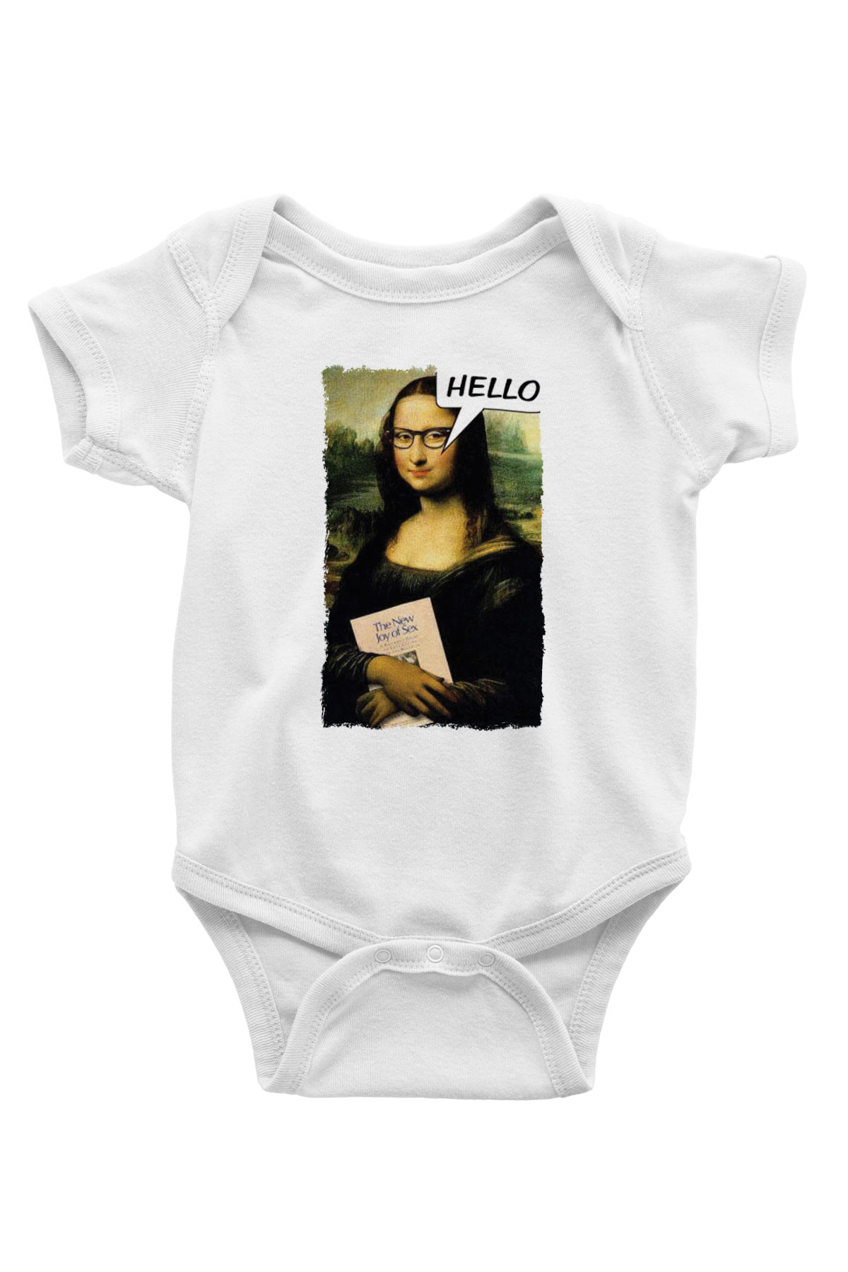 Mona Lisa Beyaz Bebek Body - Zıbın