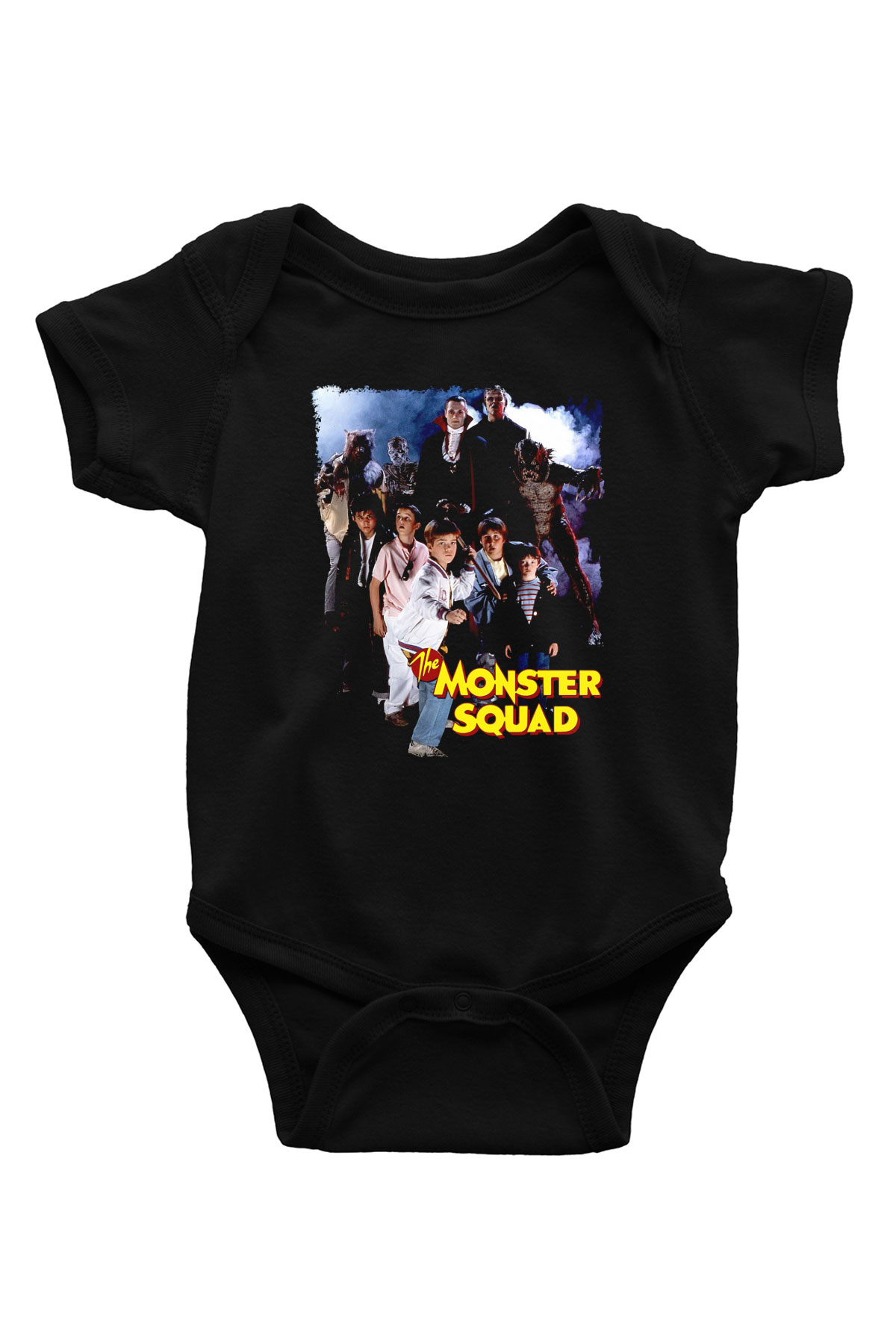Monster Squad Siyah Bebek Body - Zıbın