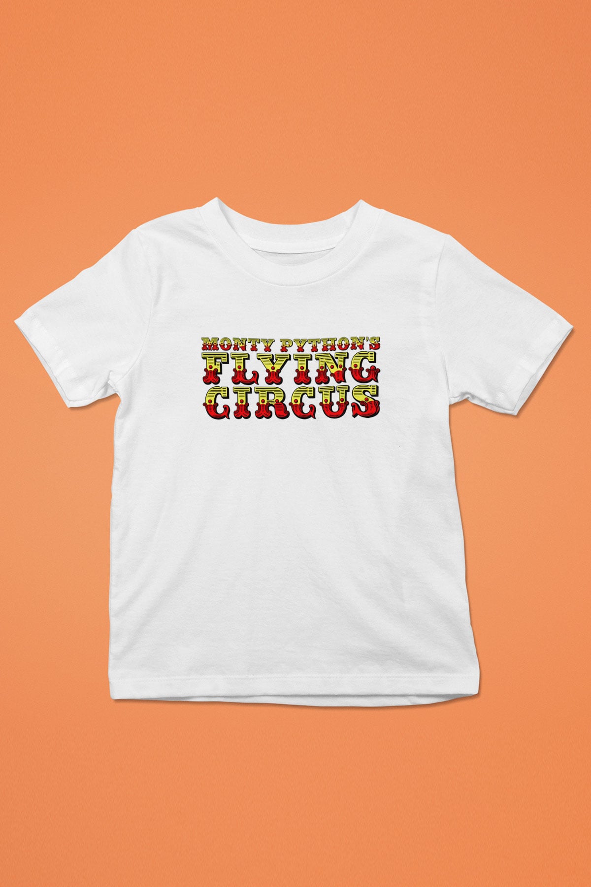 Monty Python's Flying Circus Baskılı Beyaz Unisex Çocuk Tişört
