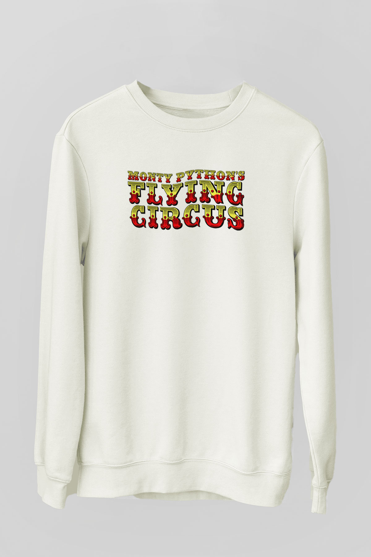 Monty Python's Flying Circus Beyaz Unisex Sweatshirt