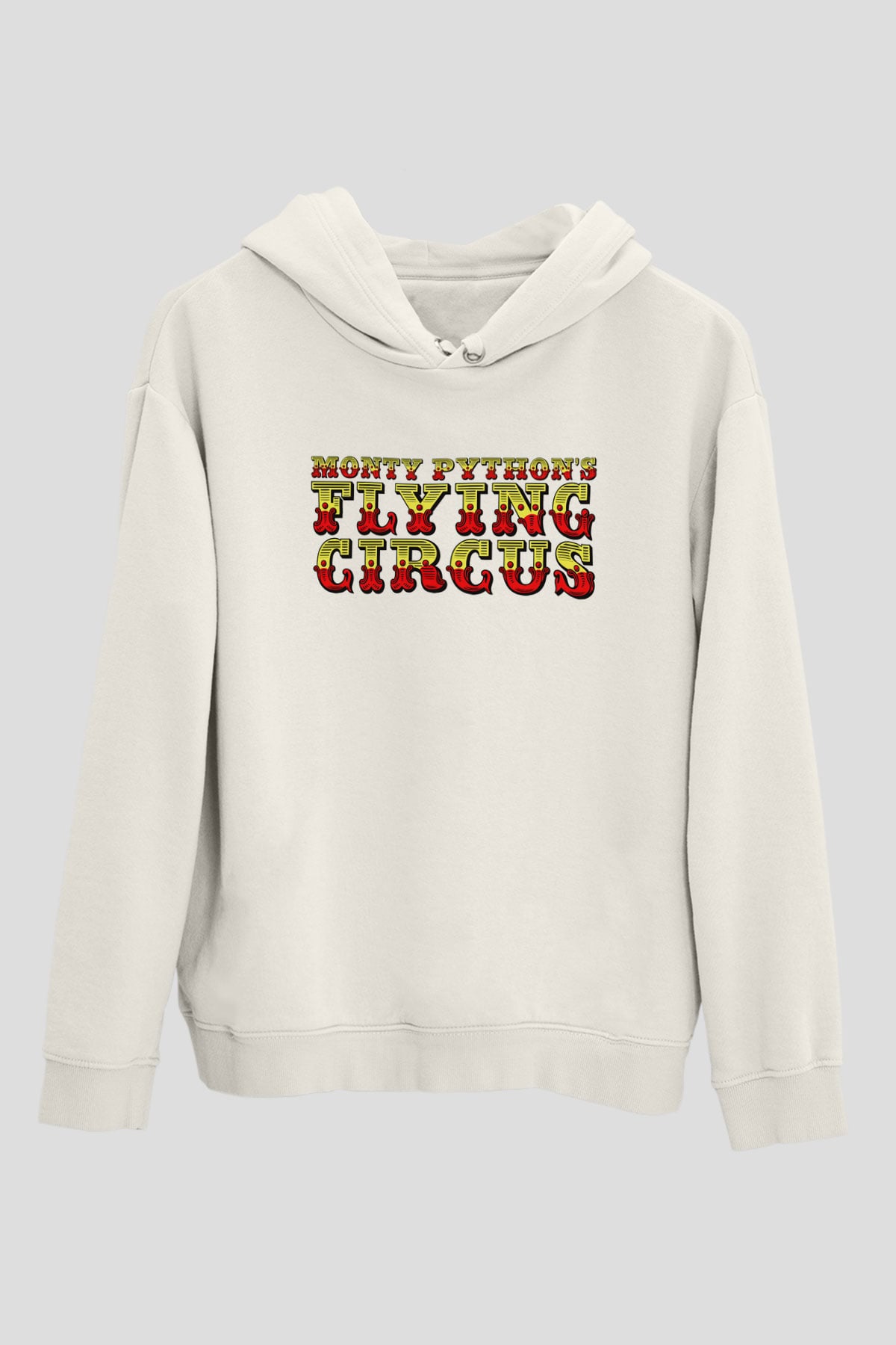 Monty Python's Flying Circus Beyaz Unisex Kapşonlu Sweatshirt