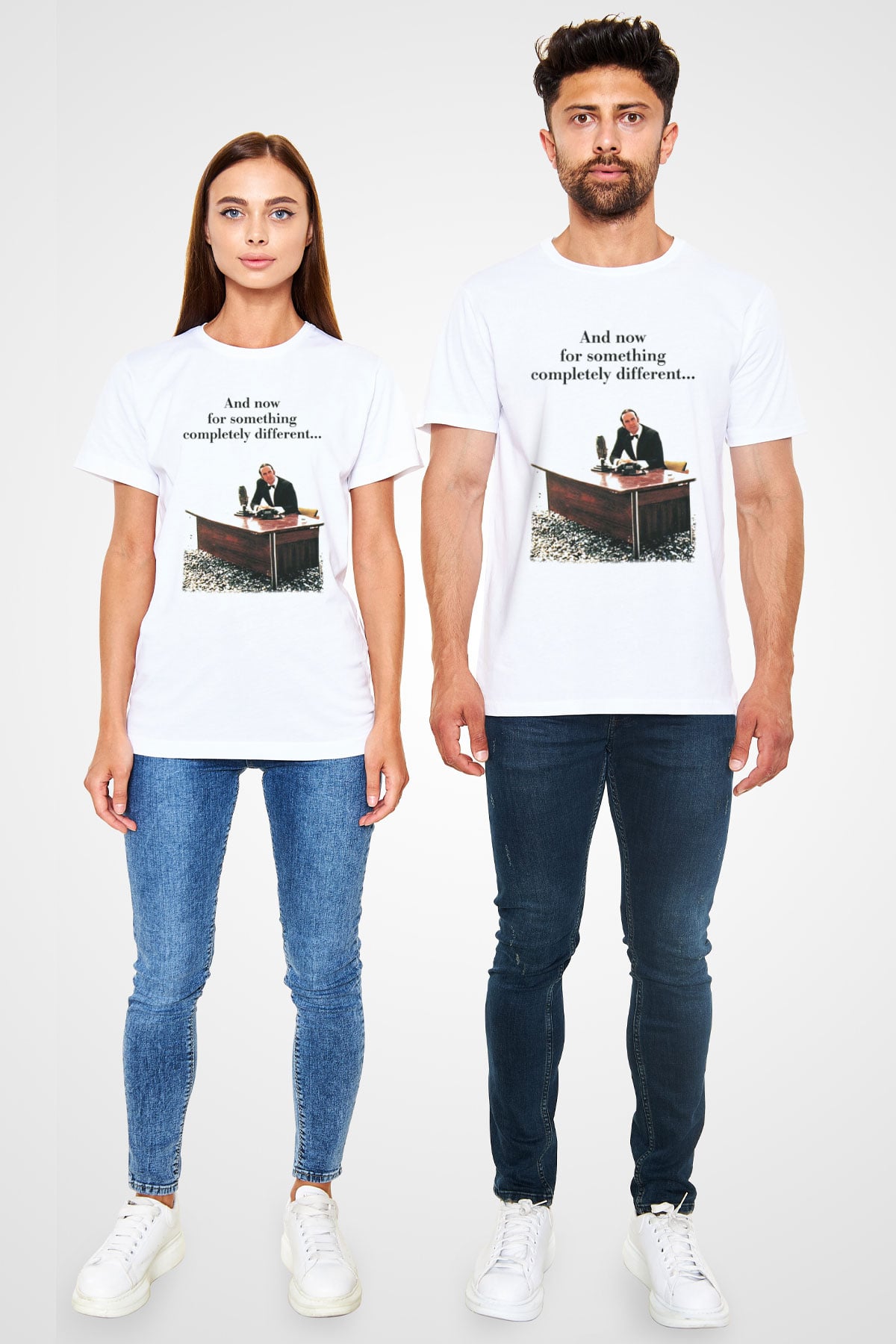 Monty Python's Flying Circus Beyaz Unisex Tişört T-Shirt