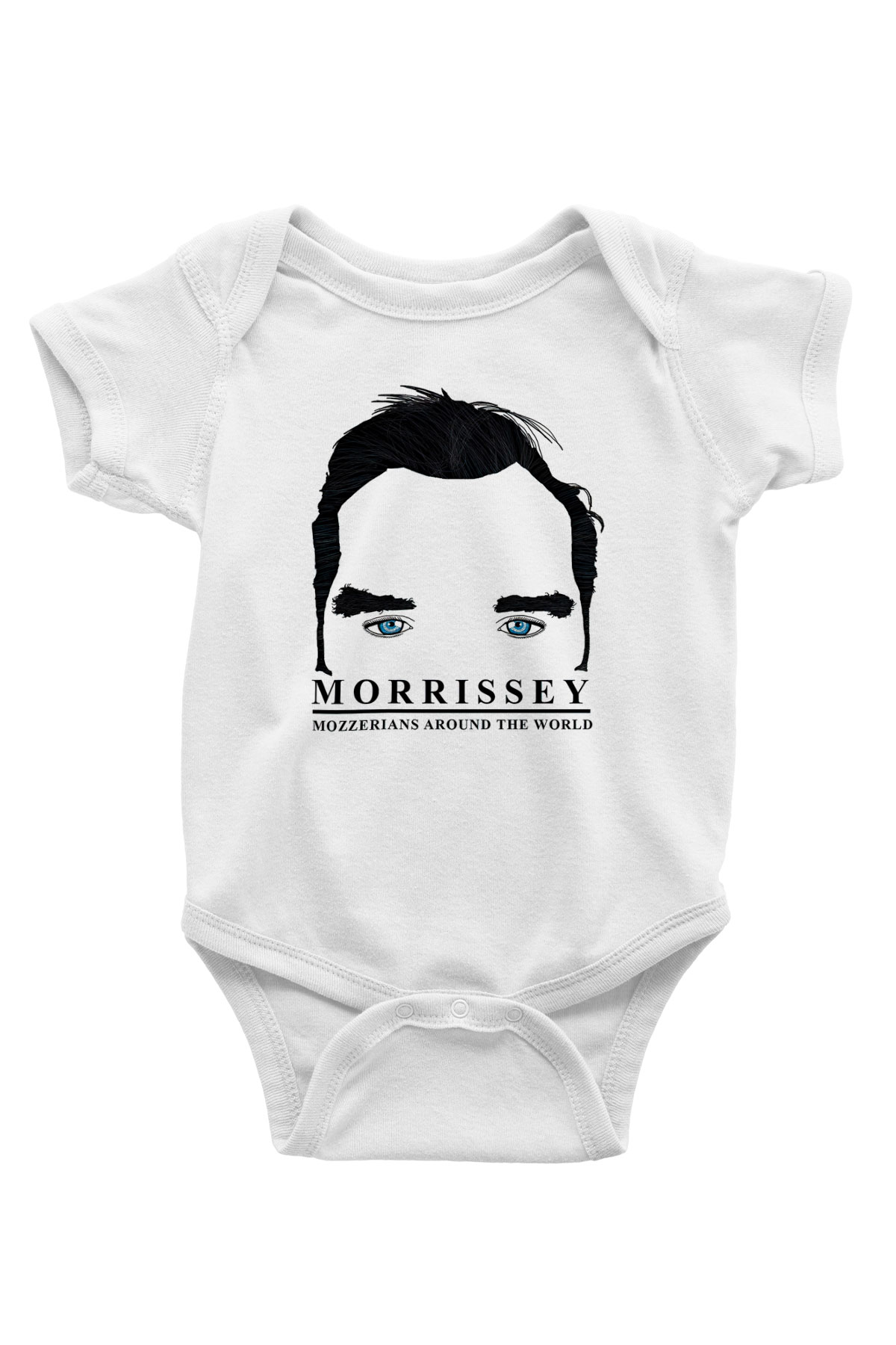 Morrissey Baskılı Beyaz Unisex Bebek Body - Zıbın