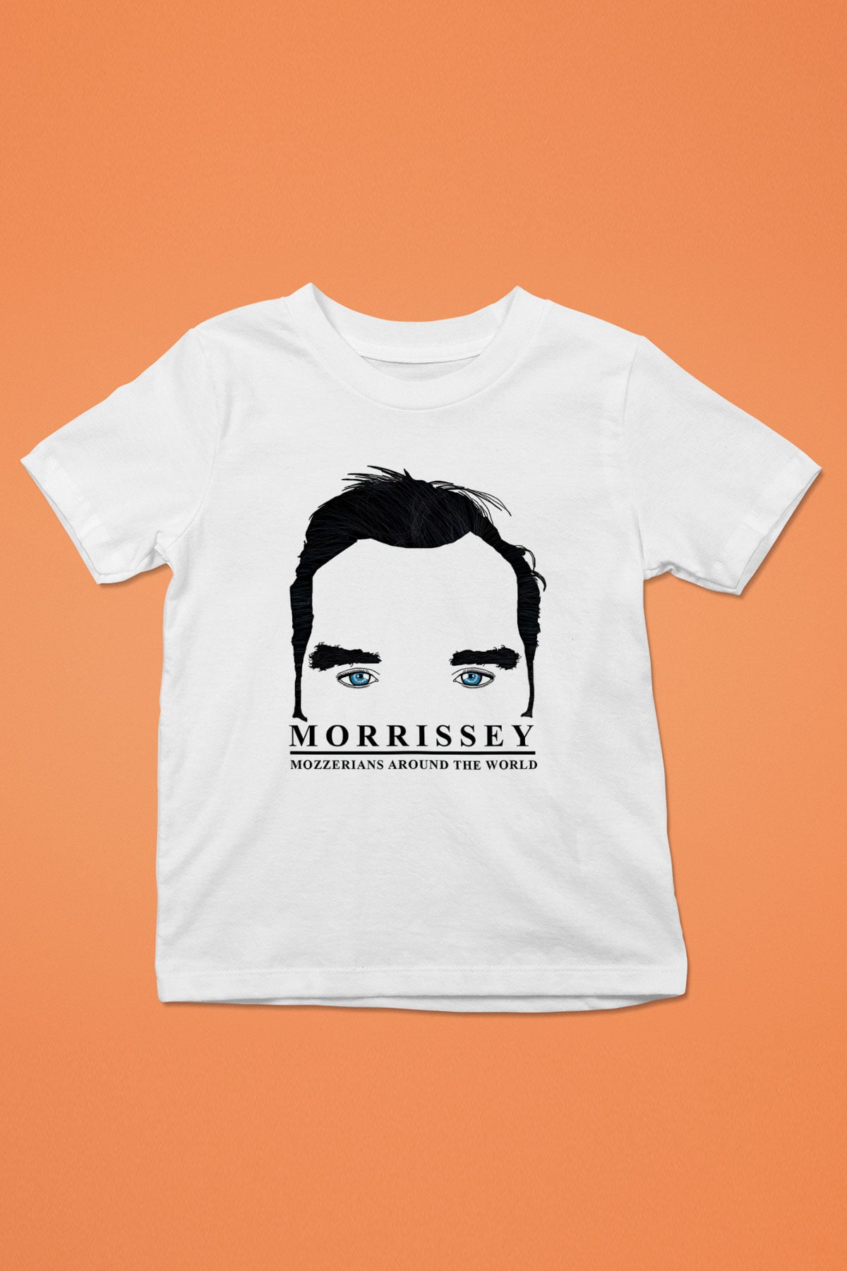 Morrissey Baskılı Beyaz Unisex Beyaz Çocuk Tişört - Tshirt