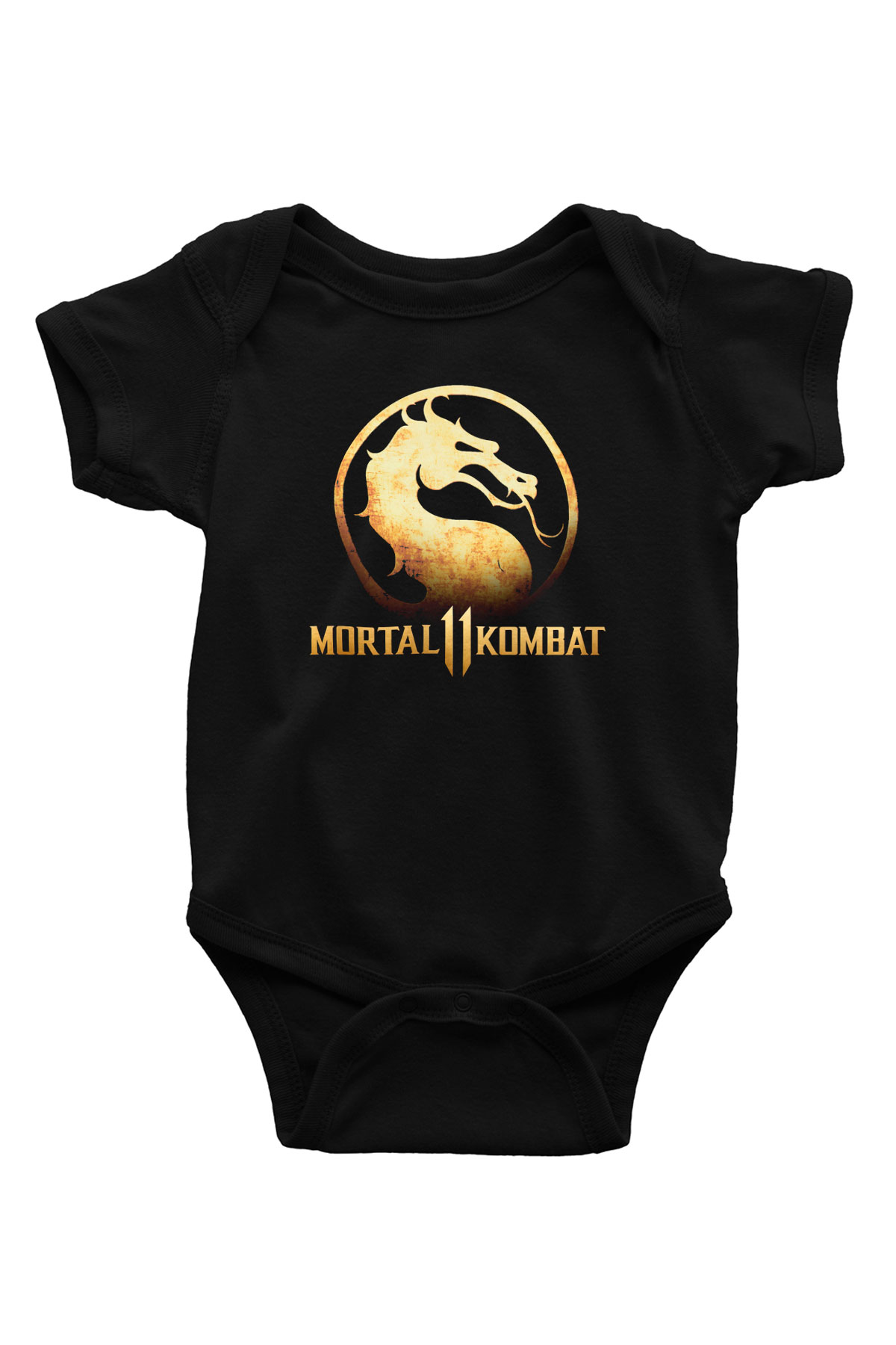 Mortal Kombat Siyah Bebek Body - Zıbın