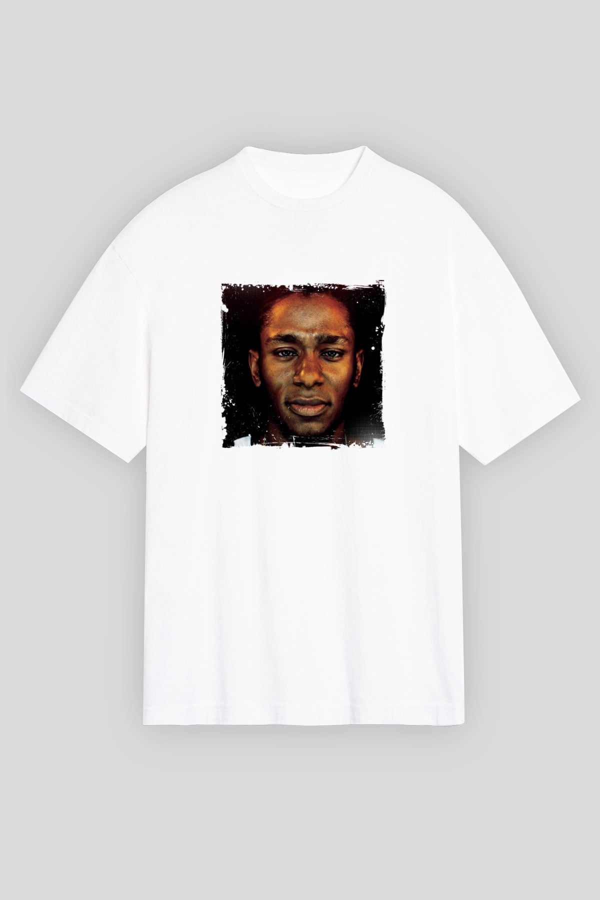 Mos Def Baskılı Unisex Beyaz Tişört