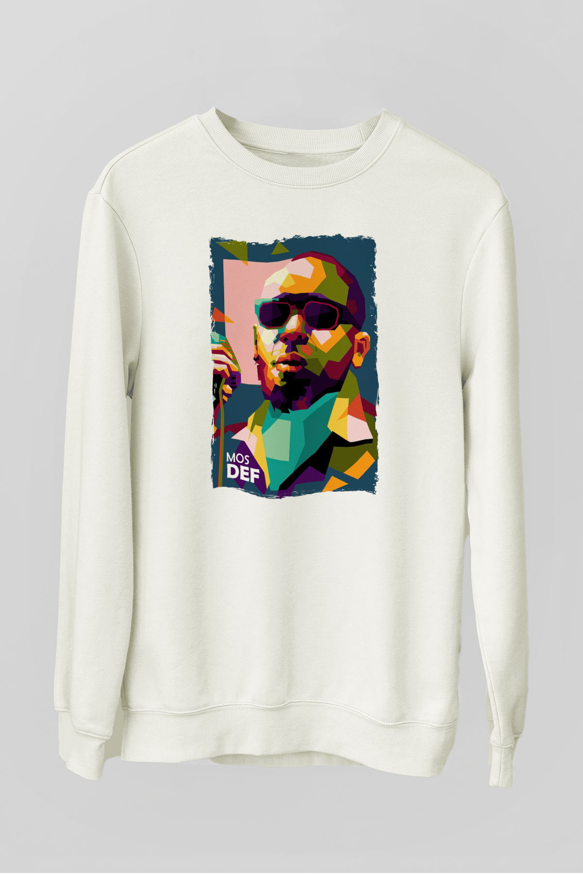 Mos Def Beyaz Unisex Sweatshirt
