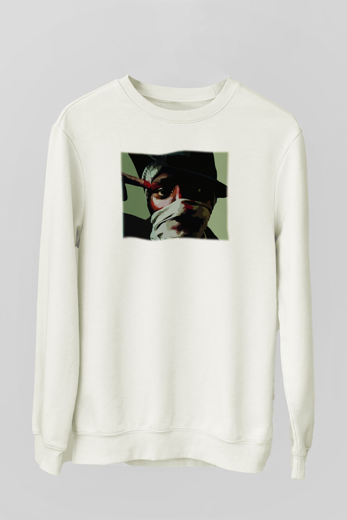Mos Def Beyaz Unisex Sweatshirt